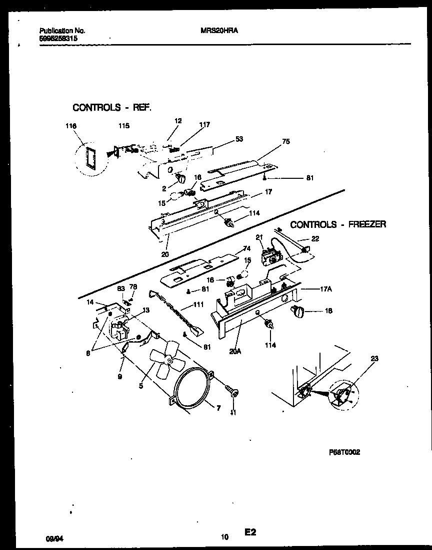 06 - REFRIGERATOR CONTROL ASSEMBLY, DAMP