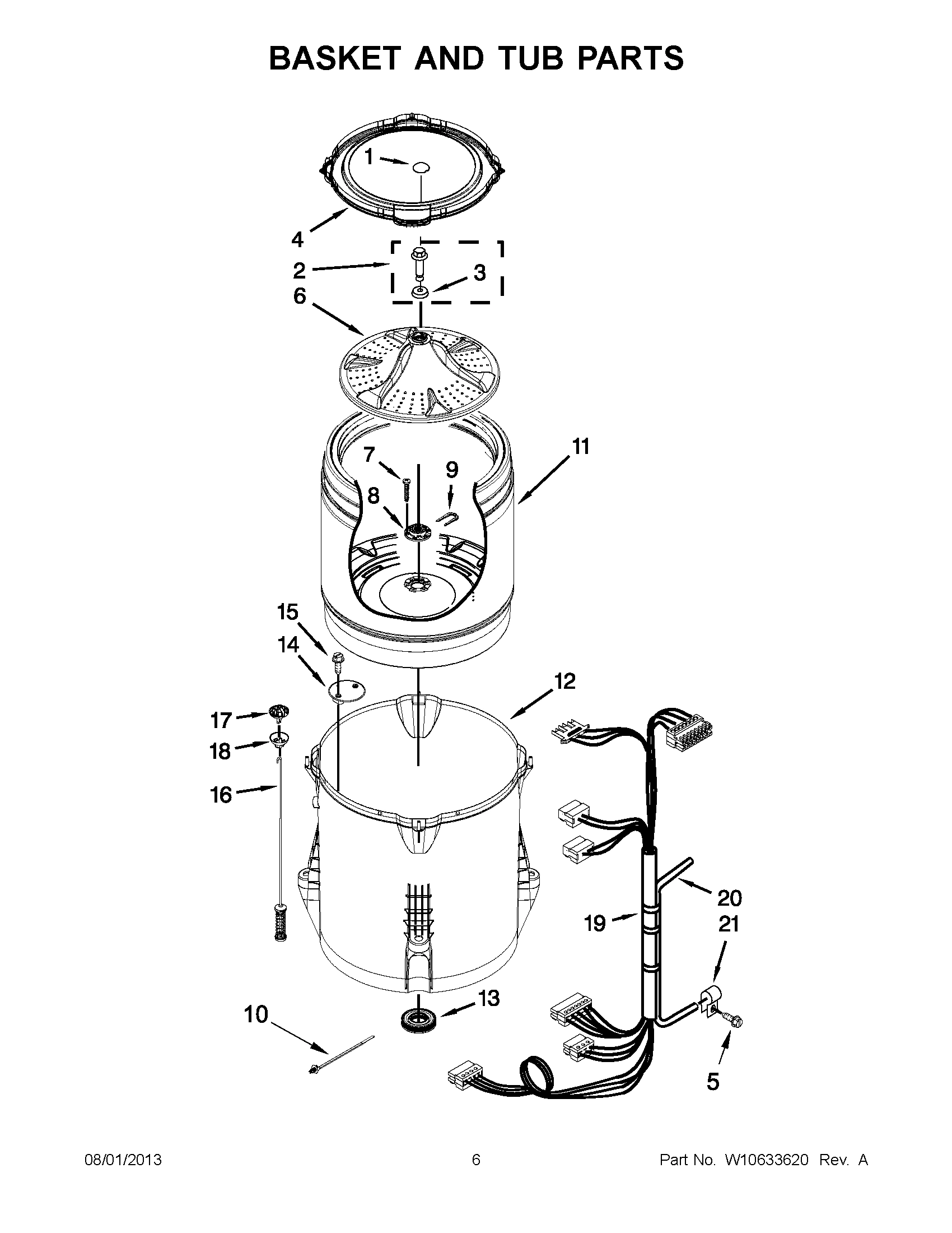 03 - BASKET AND TUB PARTS