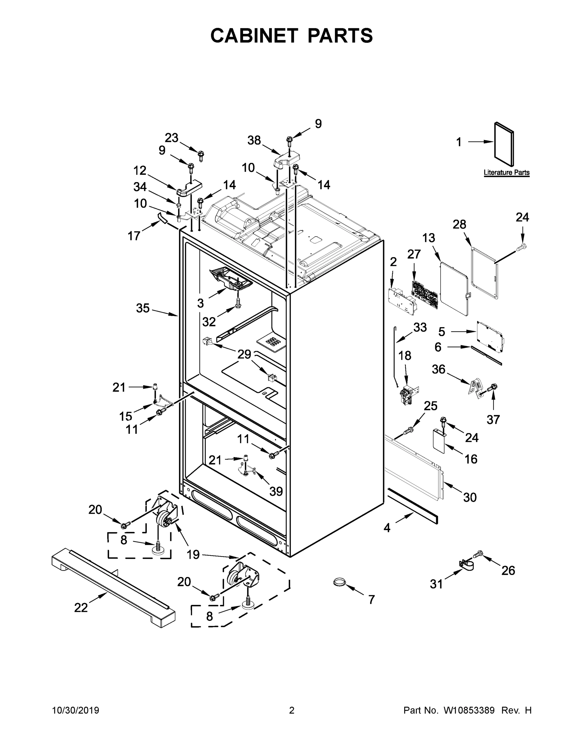02 - CABINET PARTS