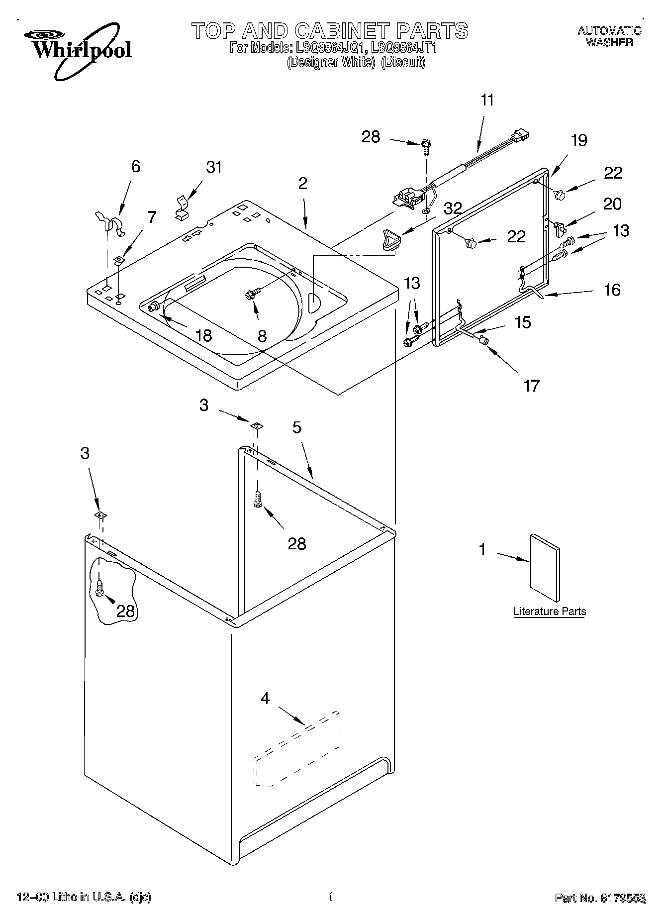 01 - TOP AND CABINET, LITERATURE