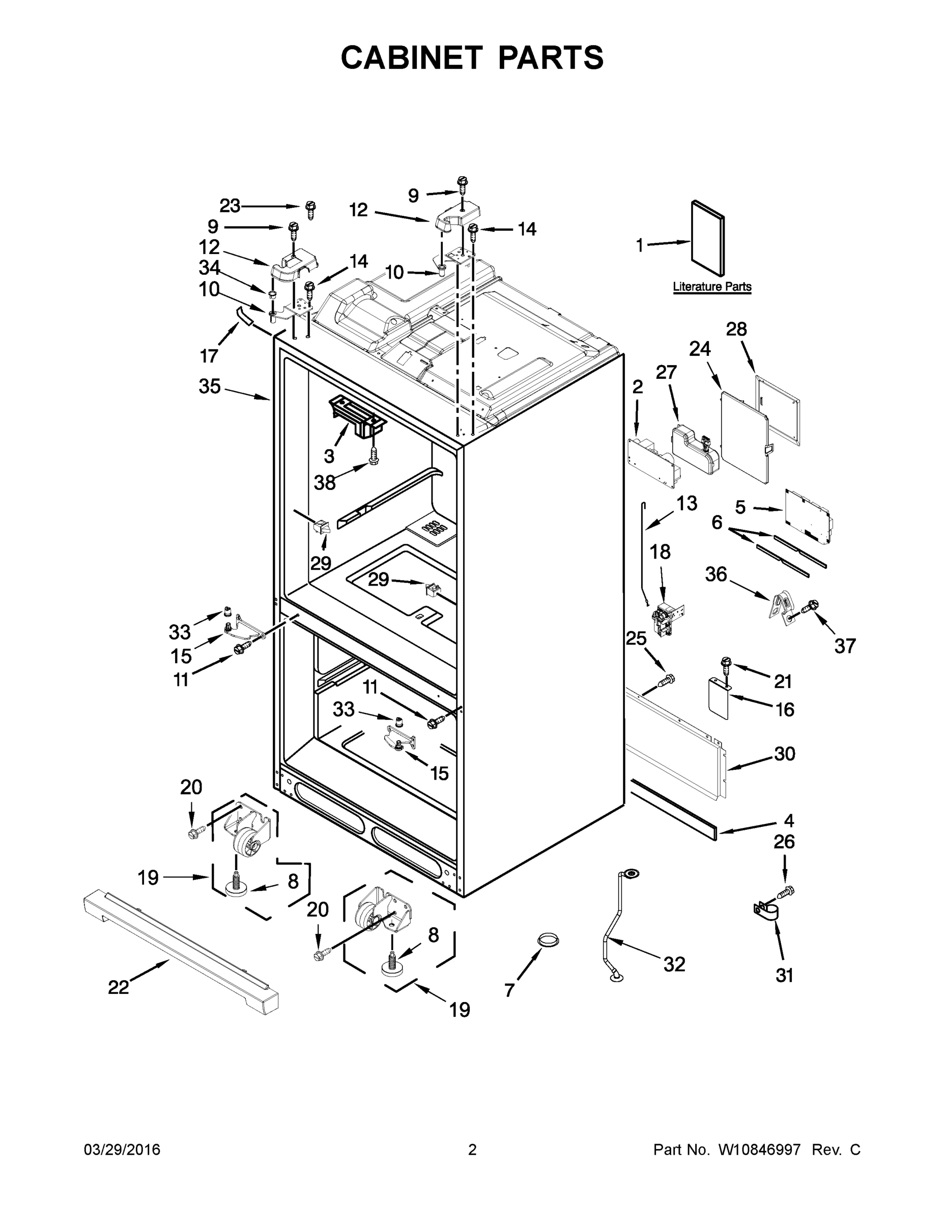 02 - CABINET PARTS
