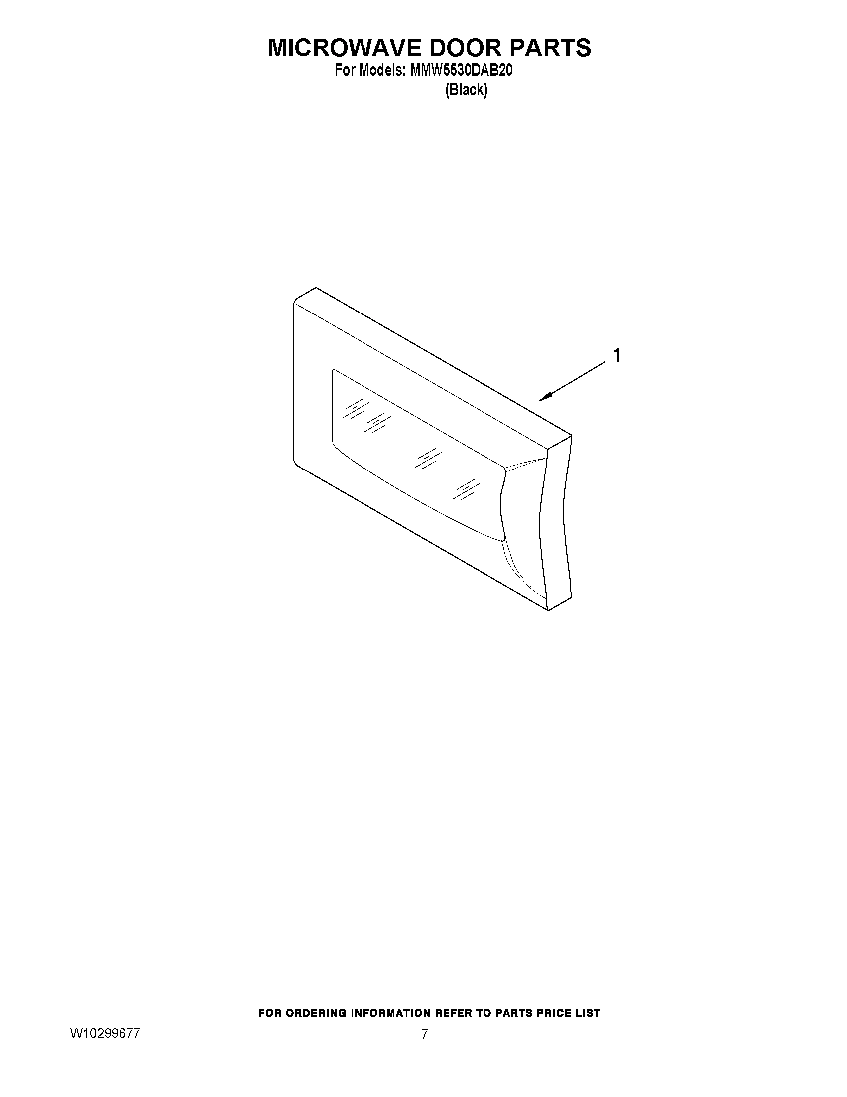 05 - MICROWAVE DOOR PARTS