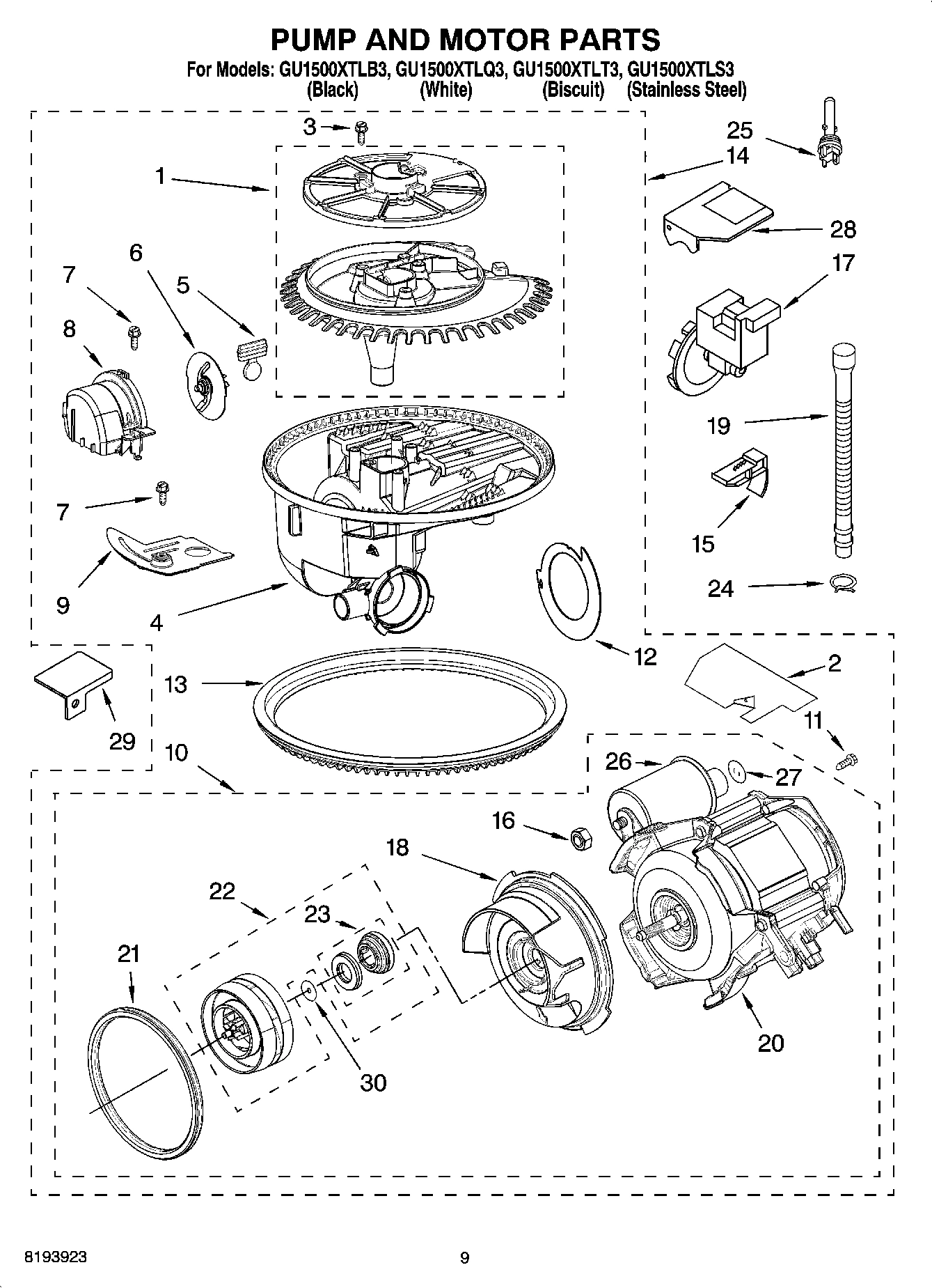 08 - PUMP AND MOTOR PARTS