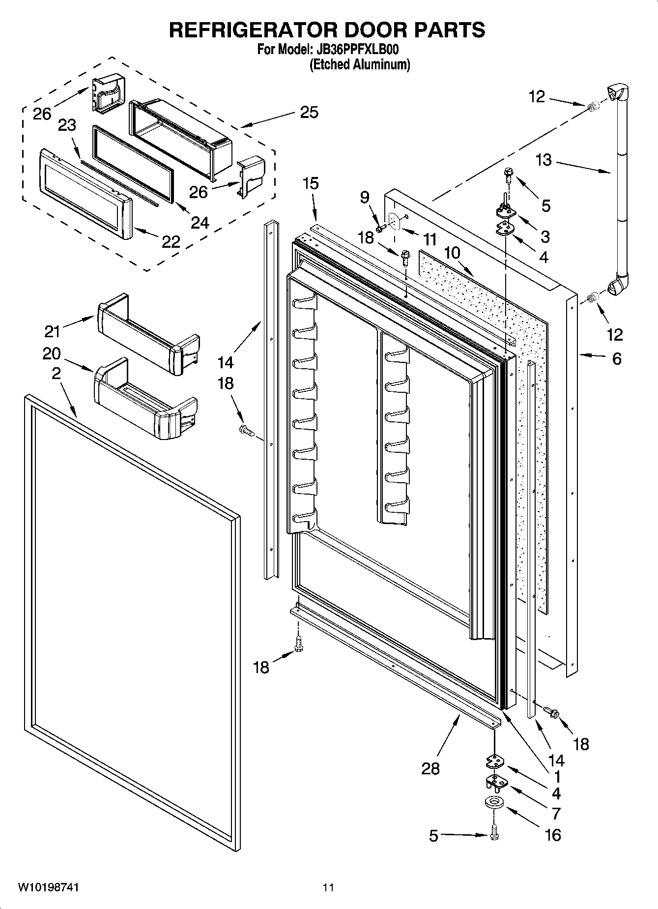 07 - REFRIGERATOR DOOR PARTS