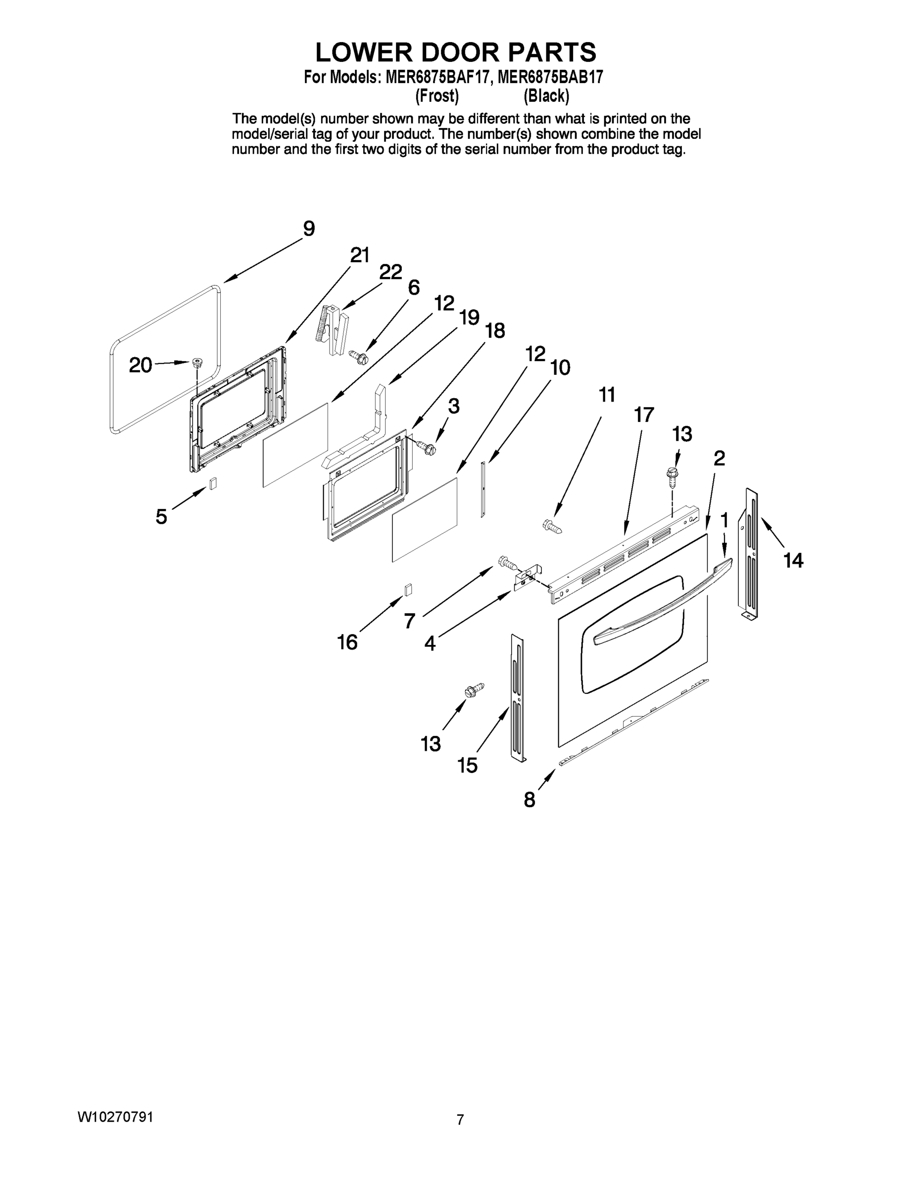 05 - LOWER DOOR PARTS