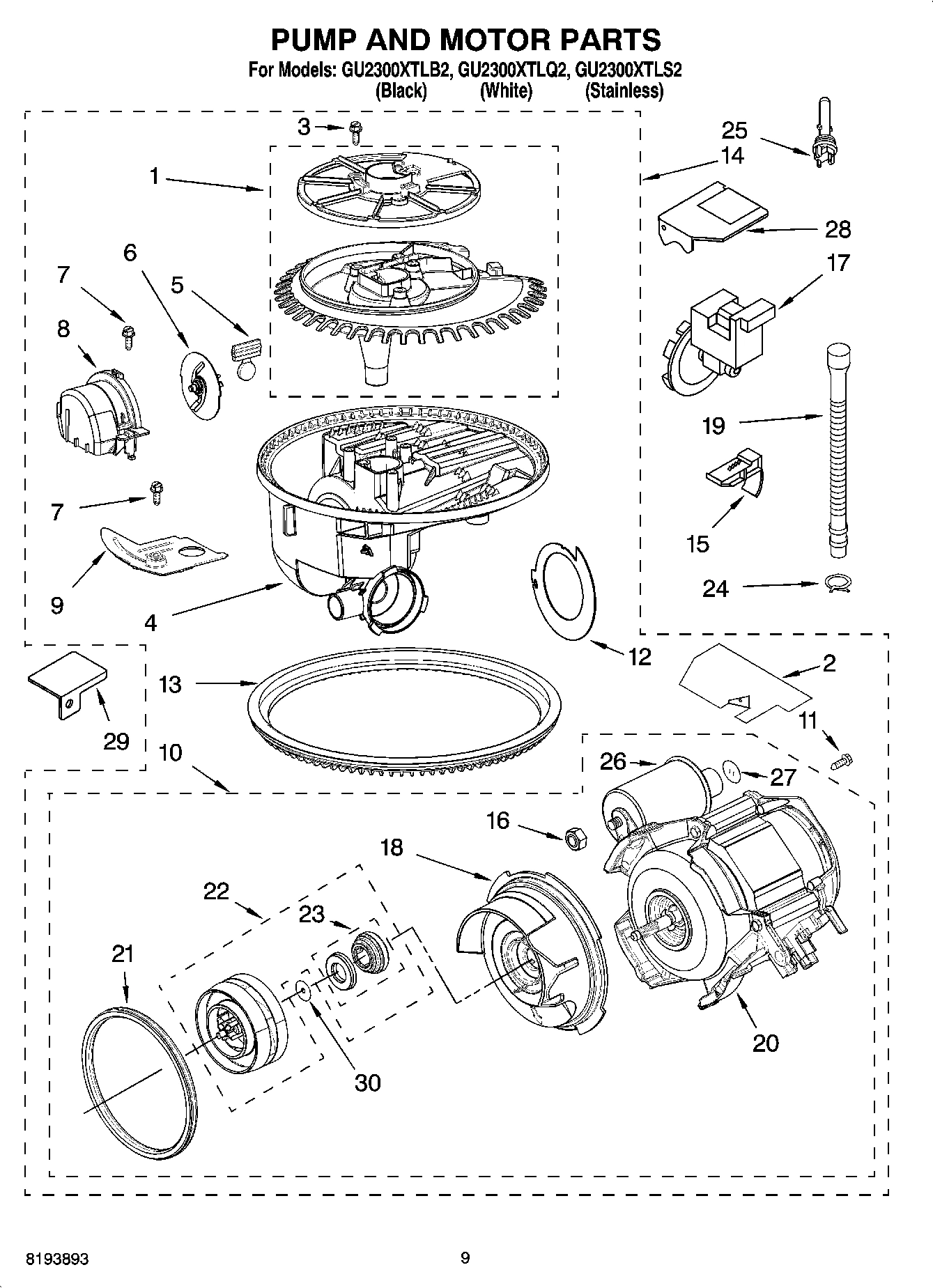 08 - PUMP AND MOTOR PARTS