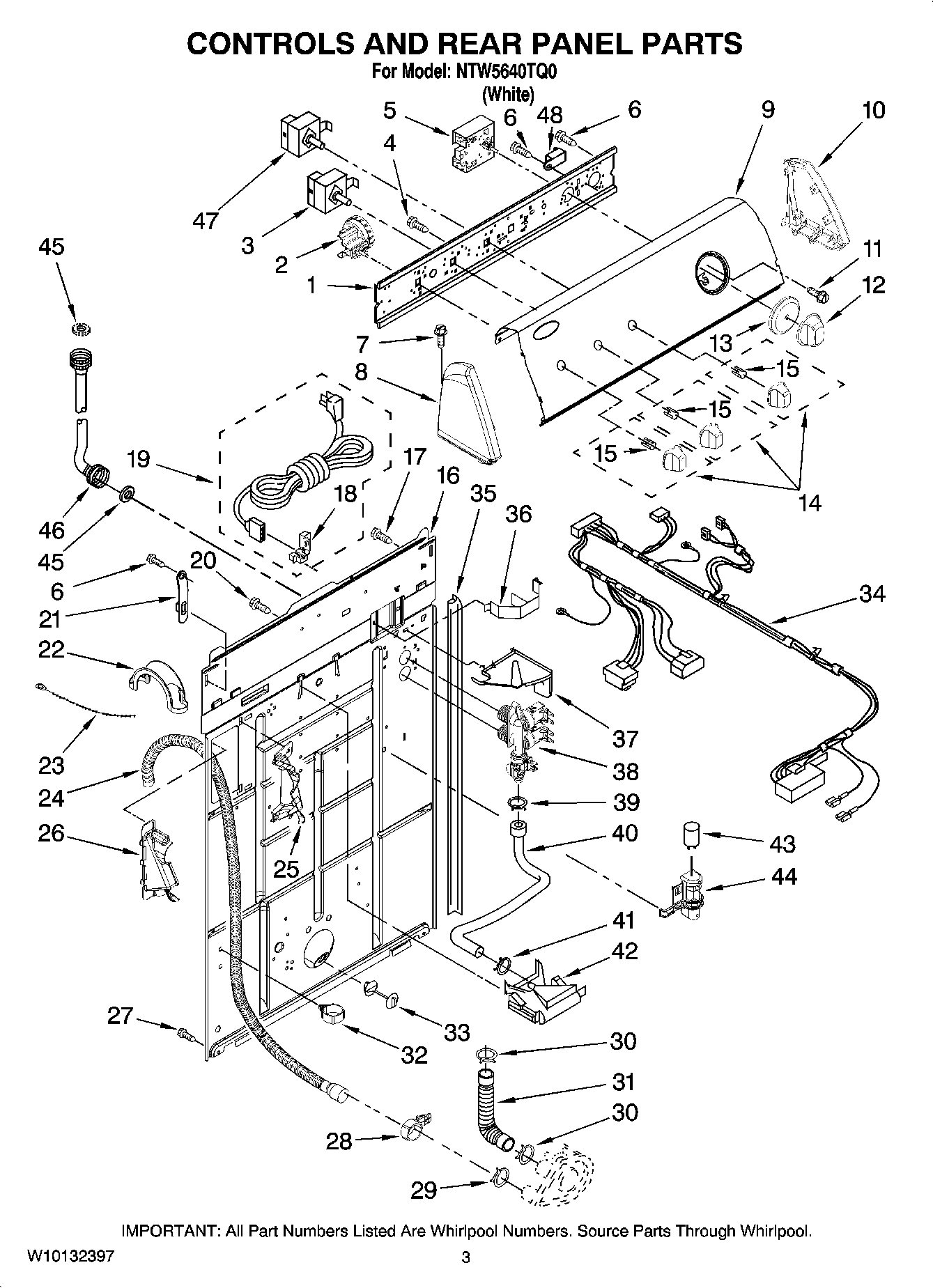 02 - CONTROLS AND REAR PANEL PARTS