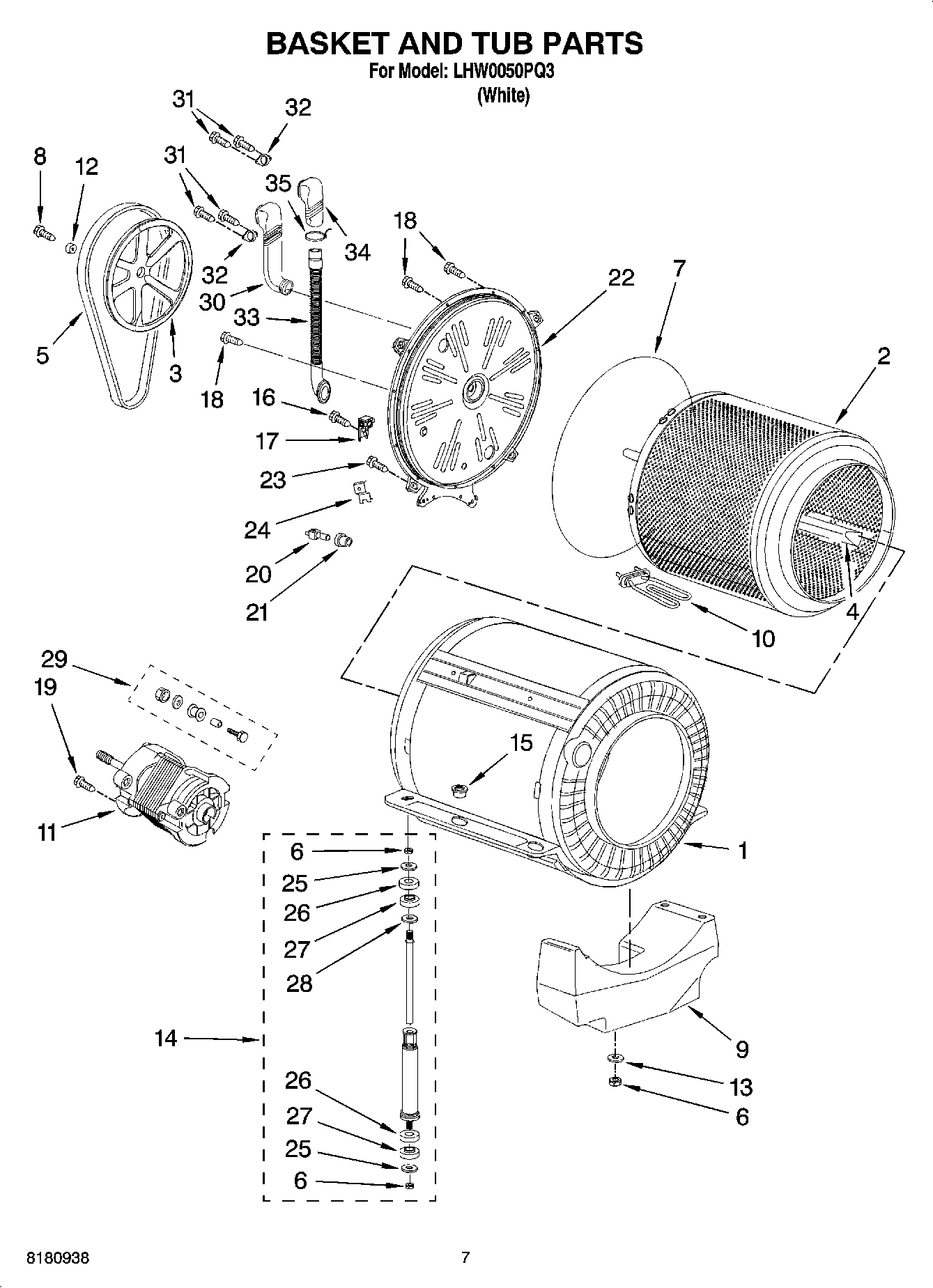 05 - BASKET AND TUB PARTS