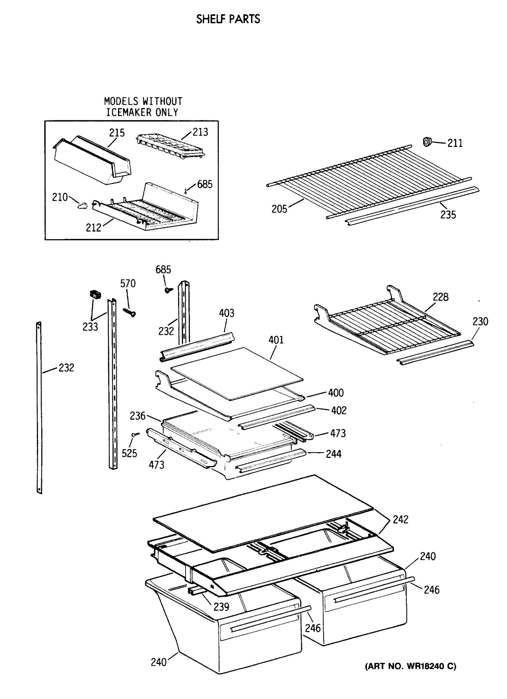 SHELF PARTS