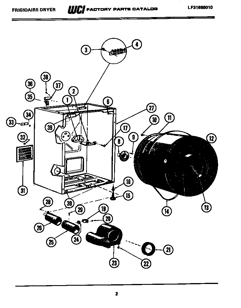 02 - CABINET AND COMPONENT PARTS