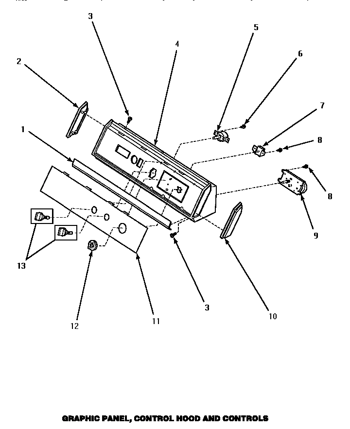 05 - GRAPHIC PANEL, CONTROL HOOD & CONTROLS