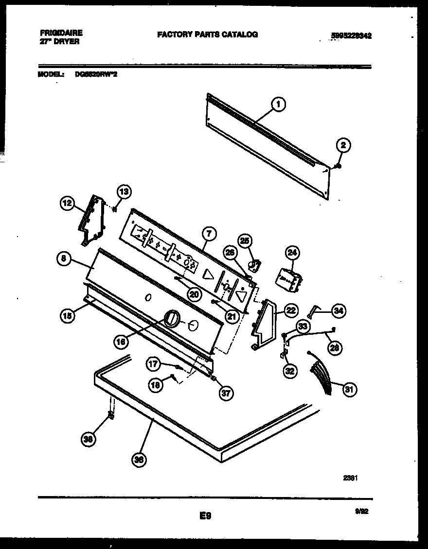 04 - CONSOLE AND CONTROL PARTS
