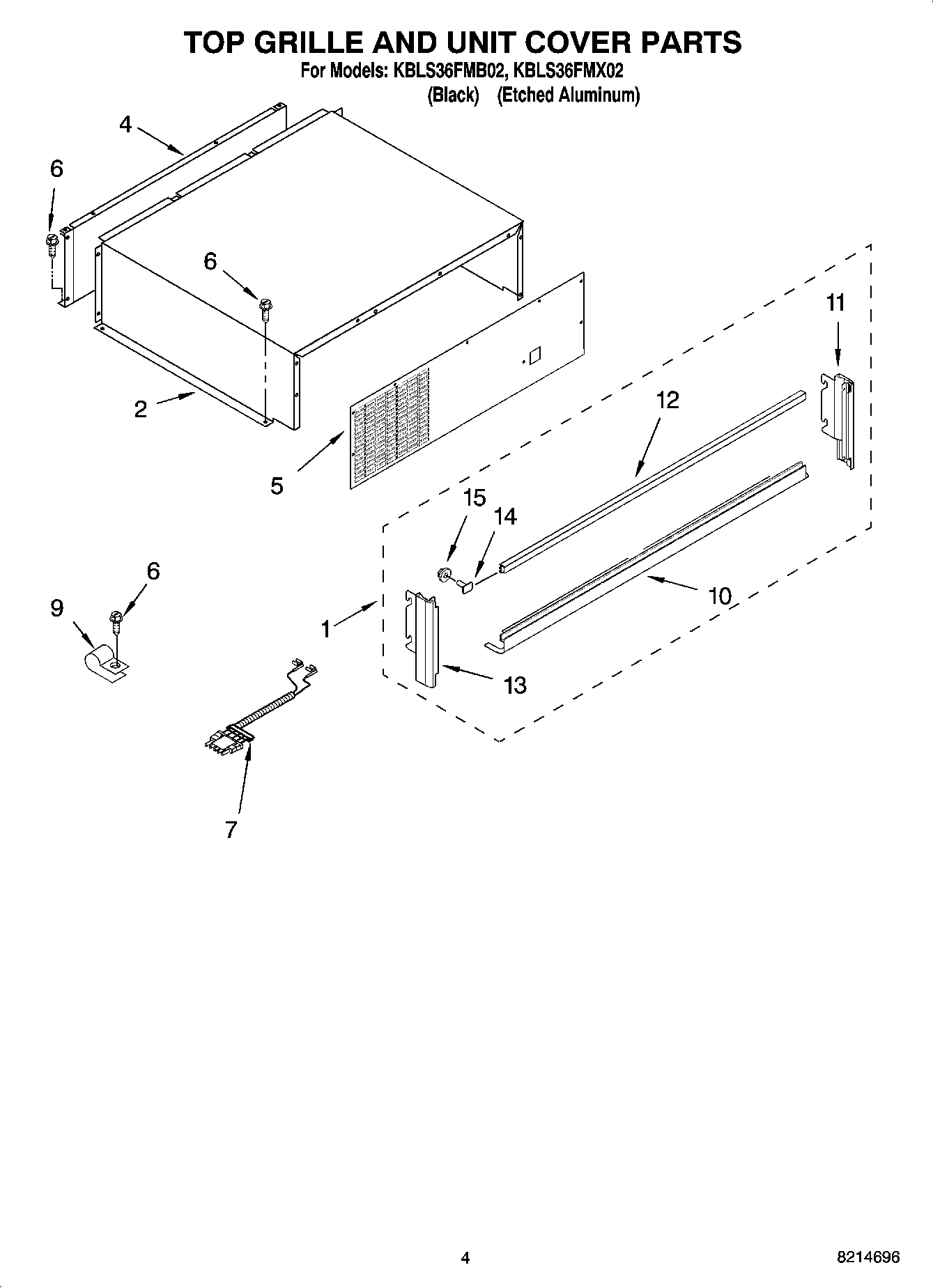 03 - TOP GRILLE AND UNIT COVER PARTS