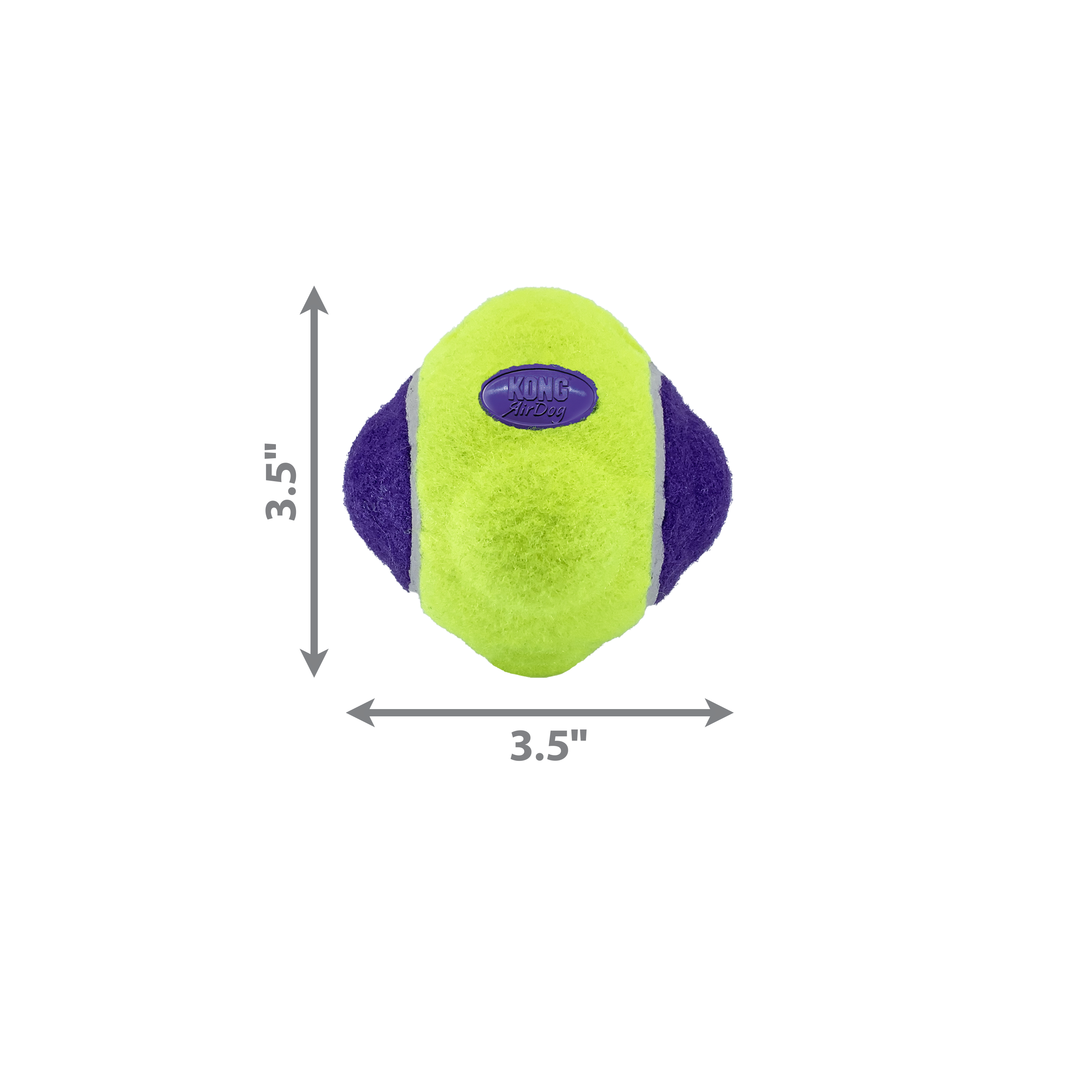 AirDog Squeaker Knobby Ball dimoffpack product image