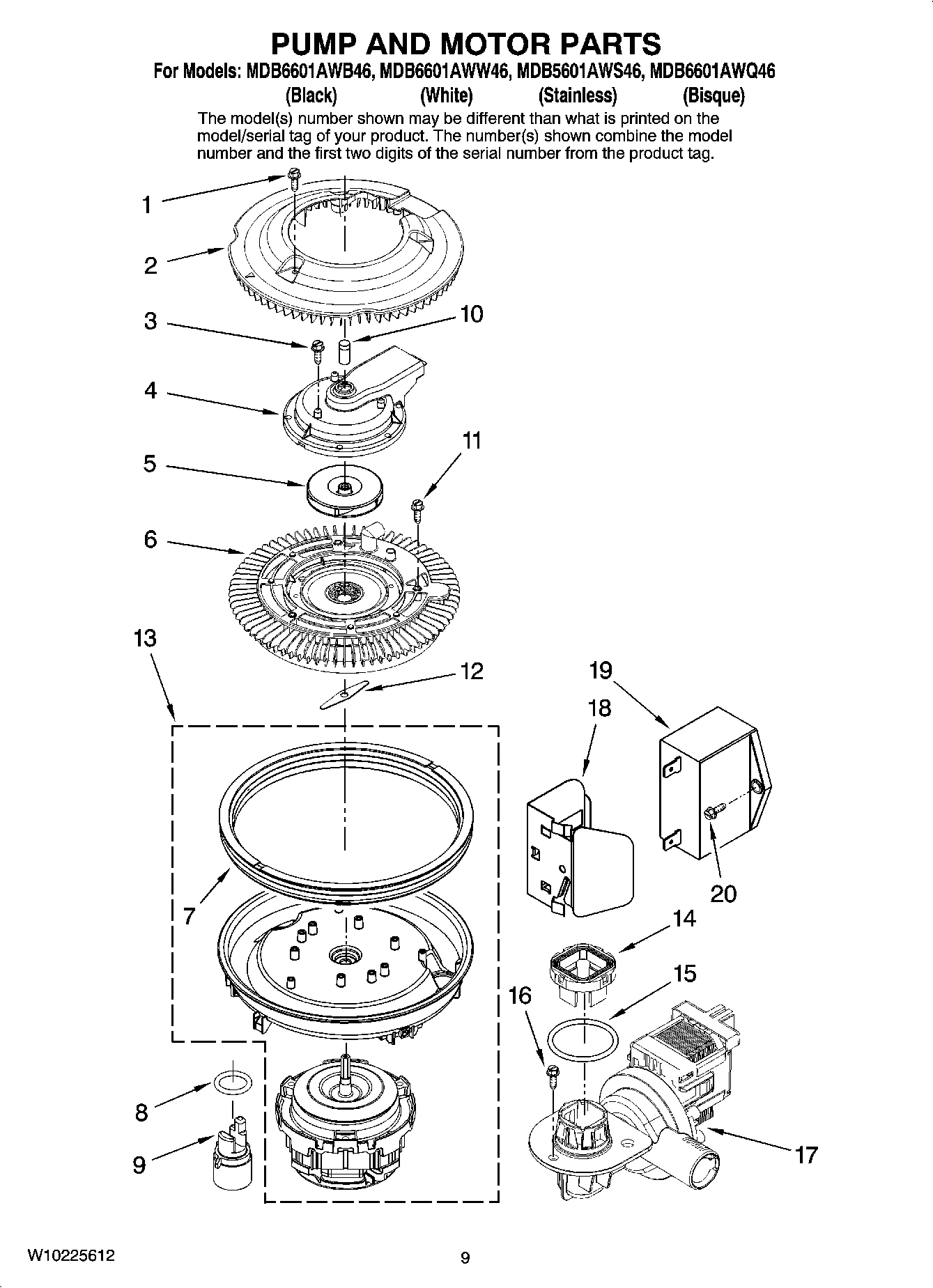 08 - PUMP AND MOTOR PARTS