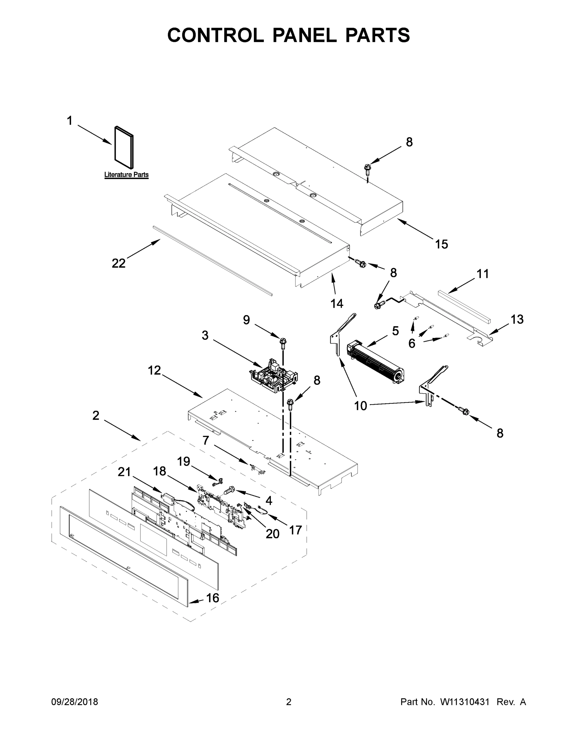 02 - CONTROL PANEL PARTS