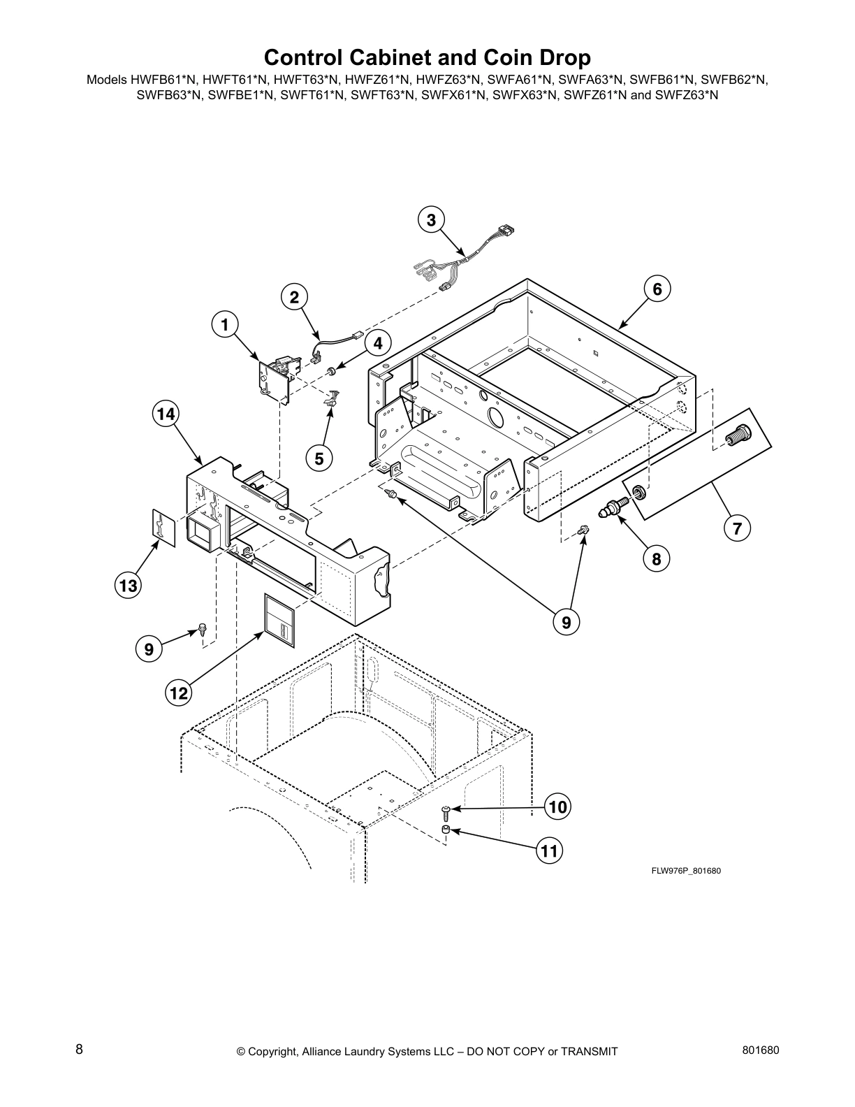 Control Cabinet and Coin Drop