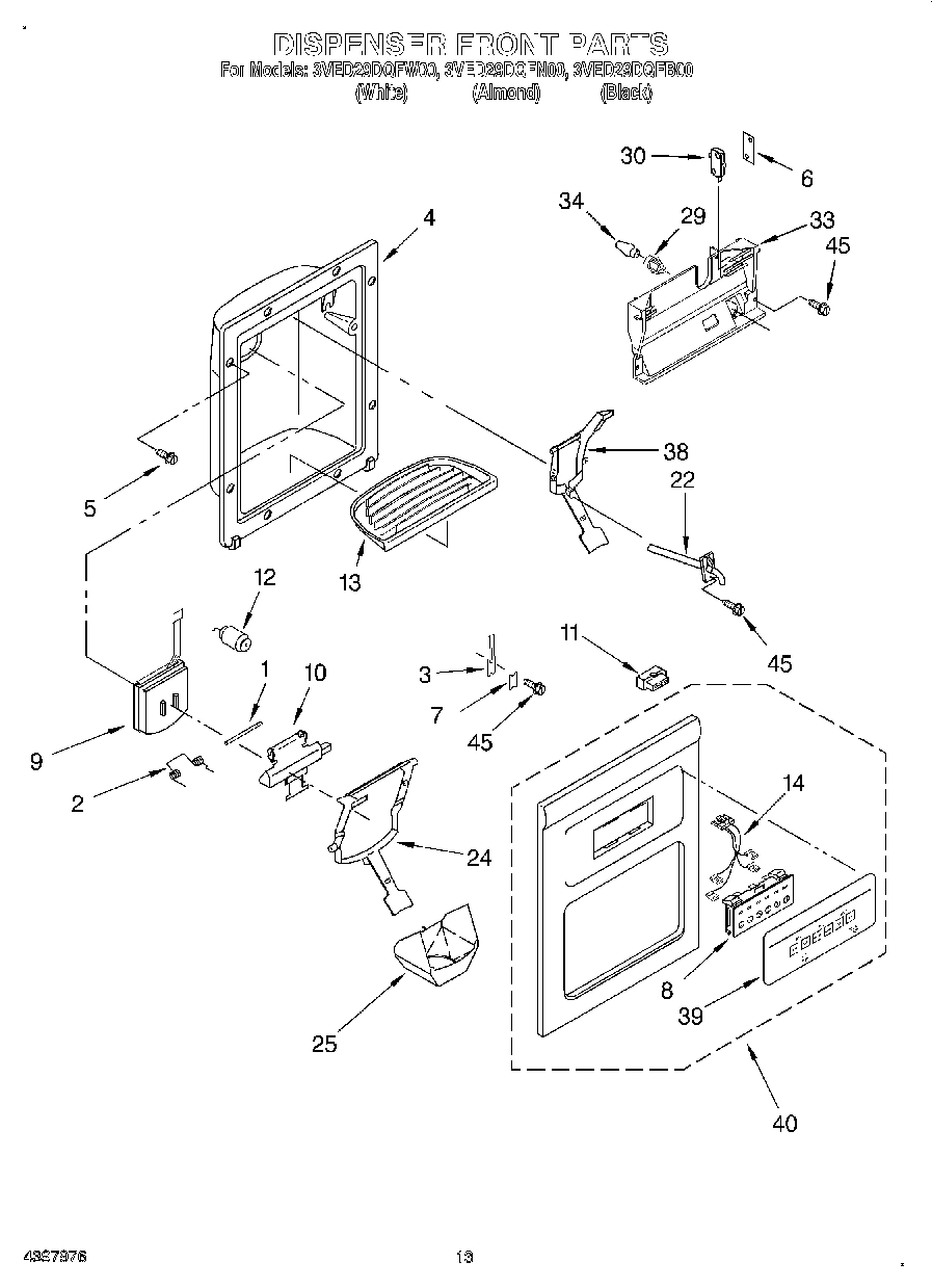 08 - DISPENSER FRONT