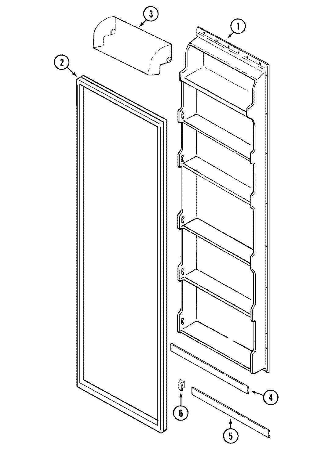 07 - FRESH FOOD INNER DOOR