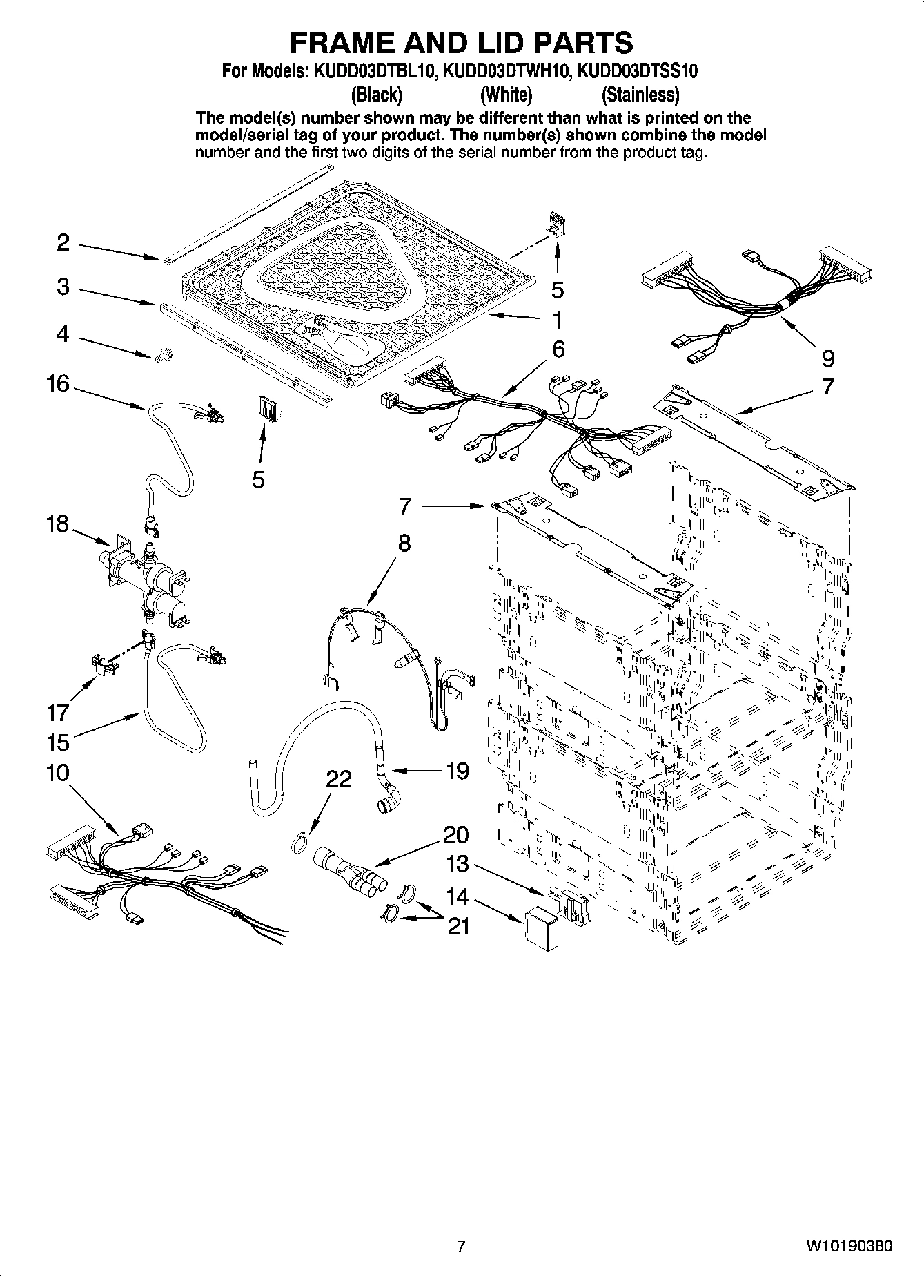 05 - FRAME AND LID PARTS