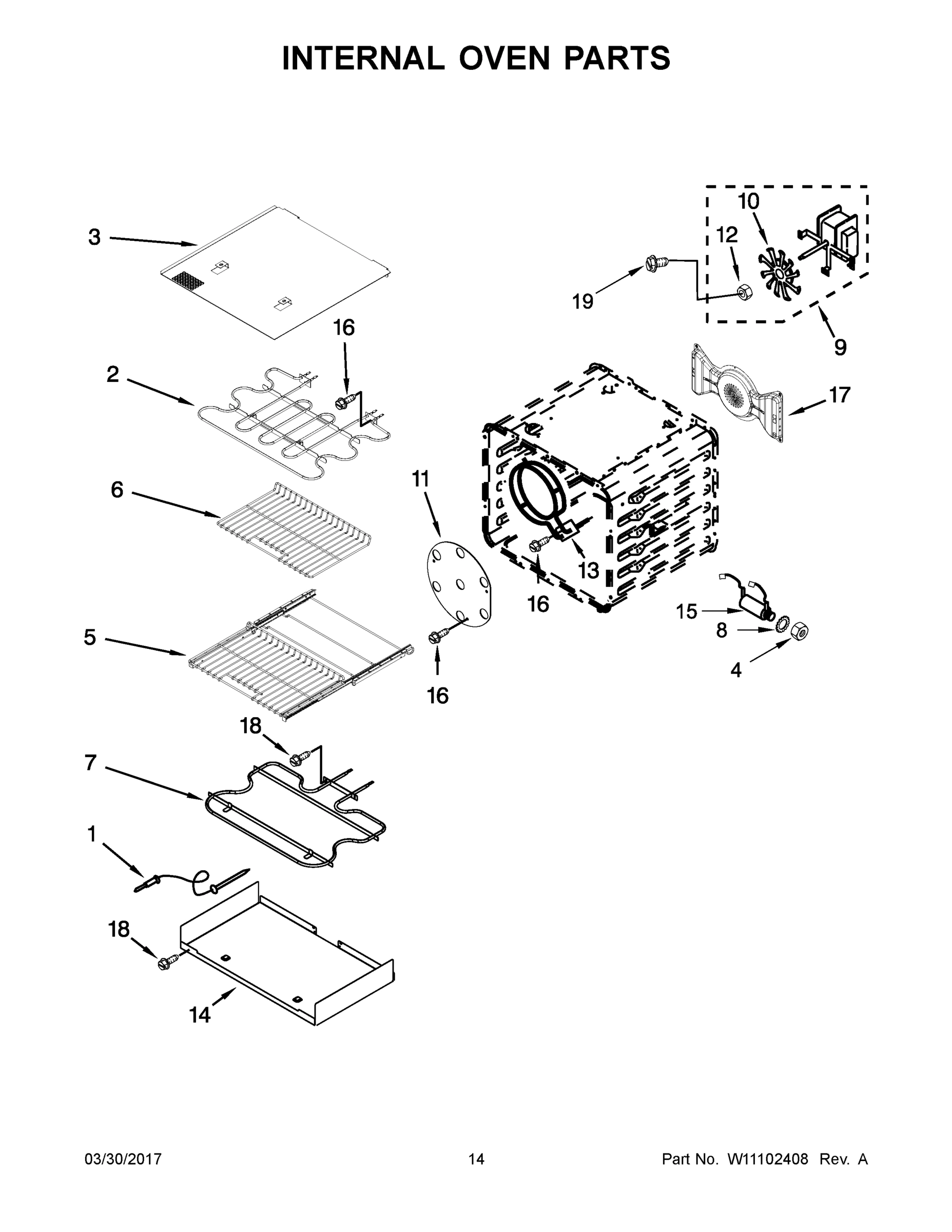08 - INTERNAL OVEN PARTS