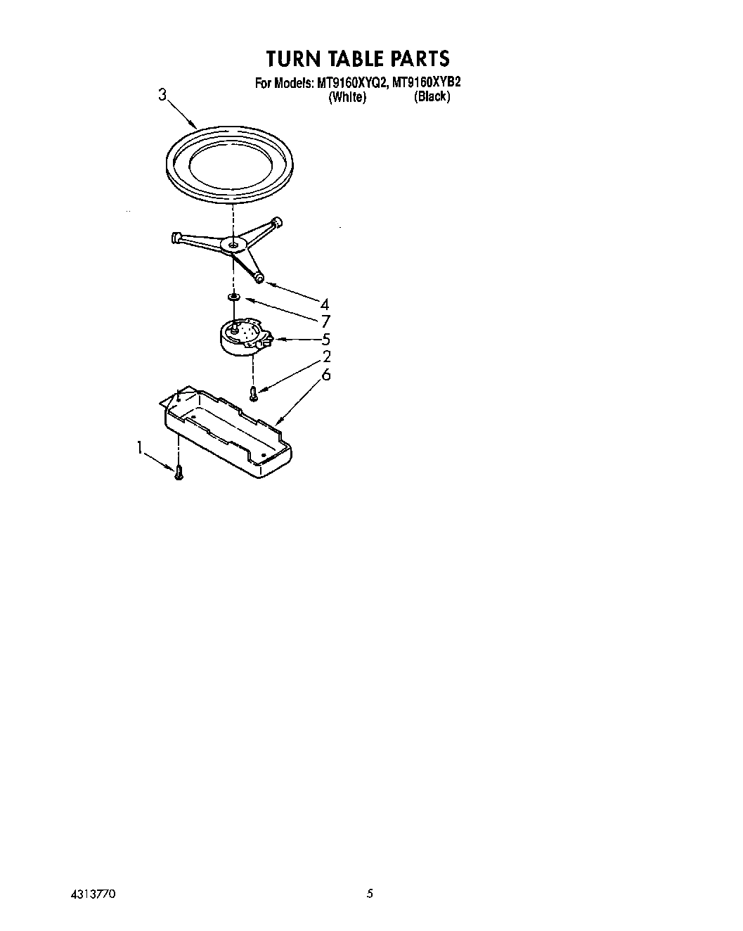 05 - TURN TABLE, LIT/OPTIONAL