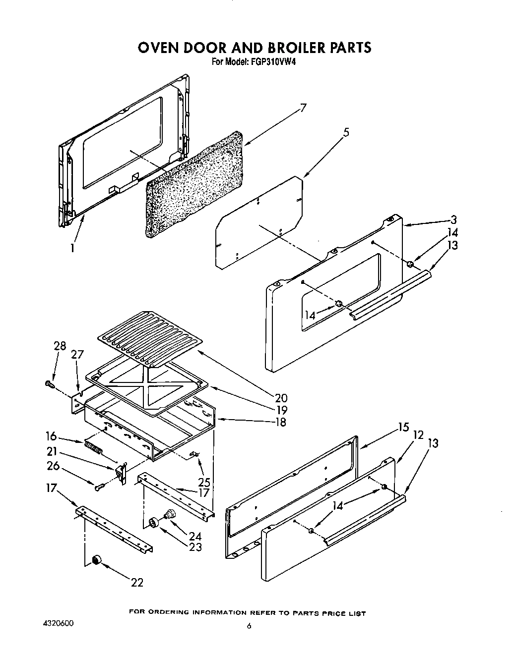 05 - OVEN DOOR AND BROILER