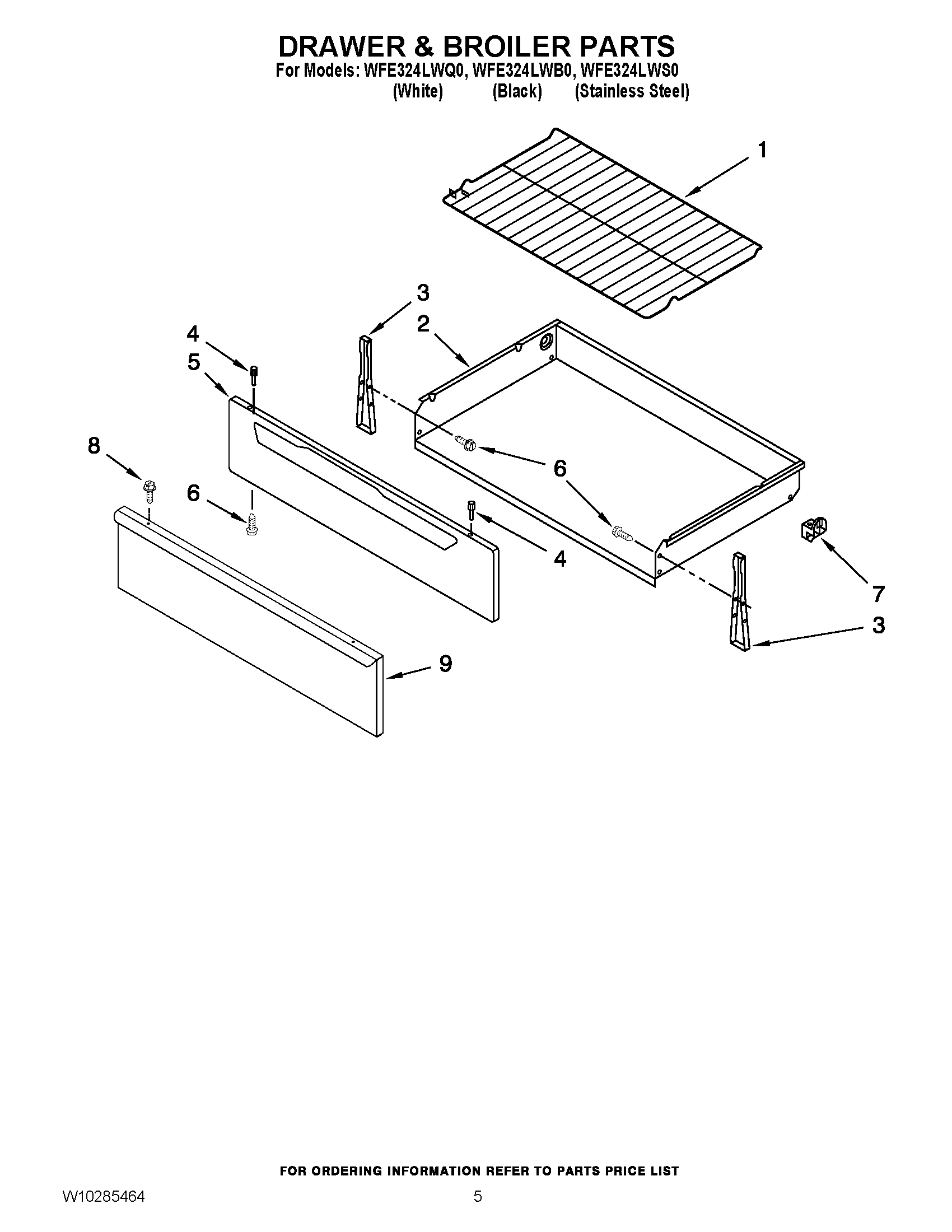 04 - DRAWER & BROILER PARTS