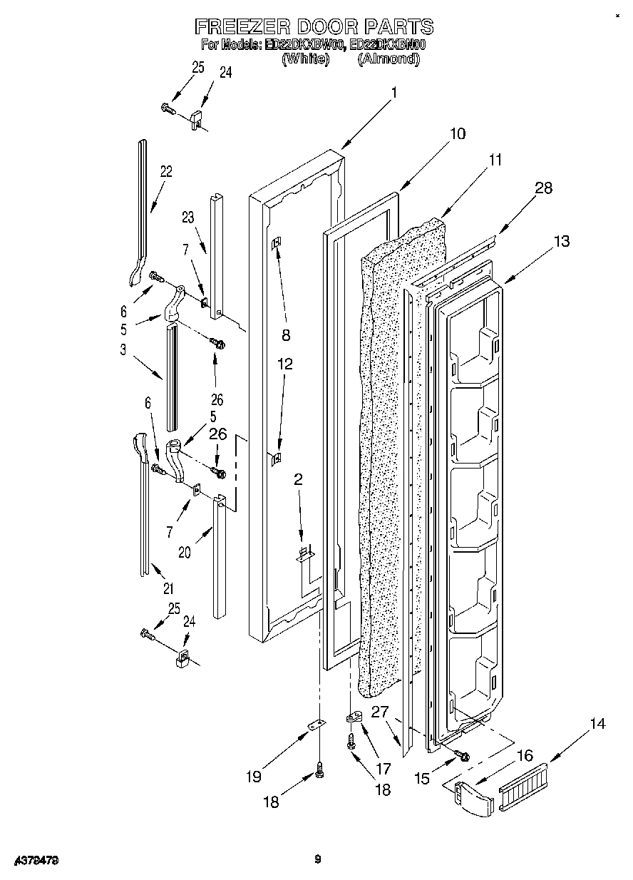07 - FREEZER DOOR