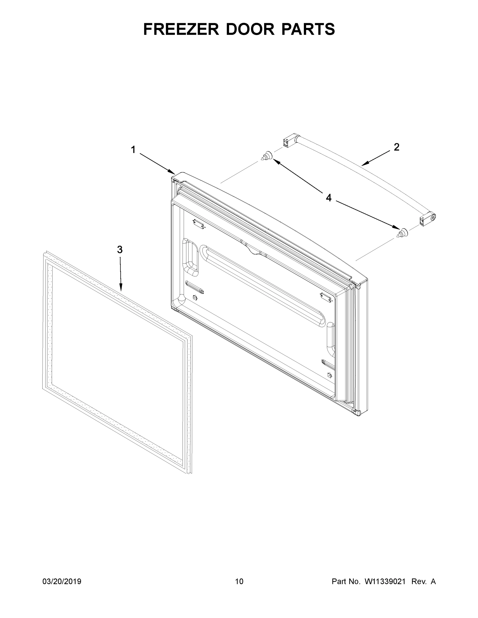 06 - FREEZER DOOR PARTS