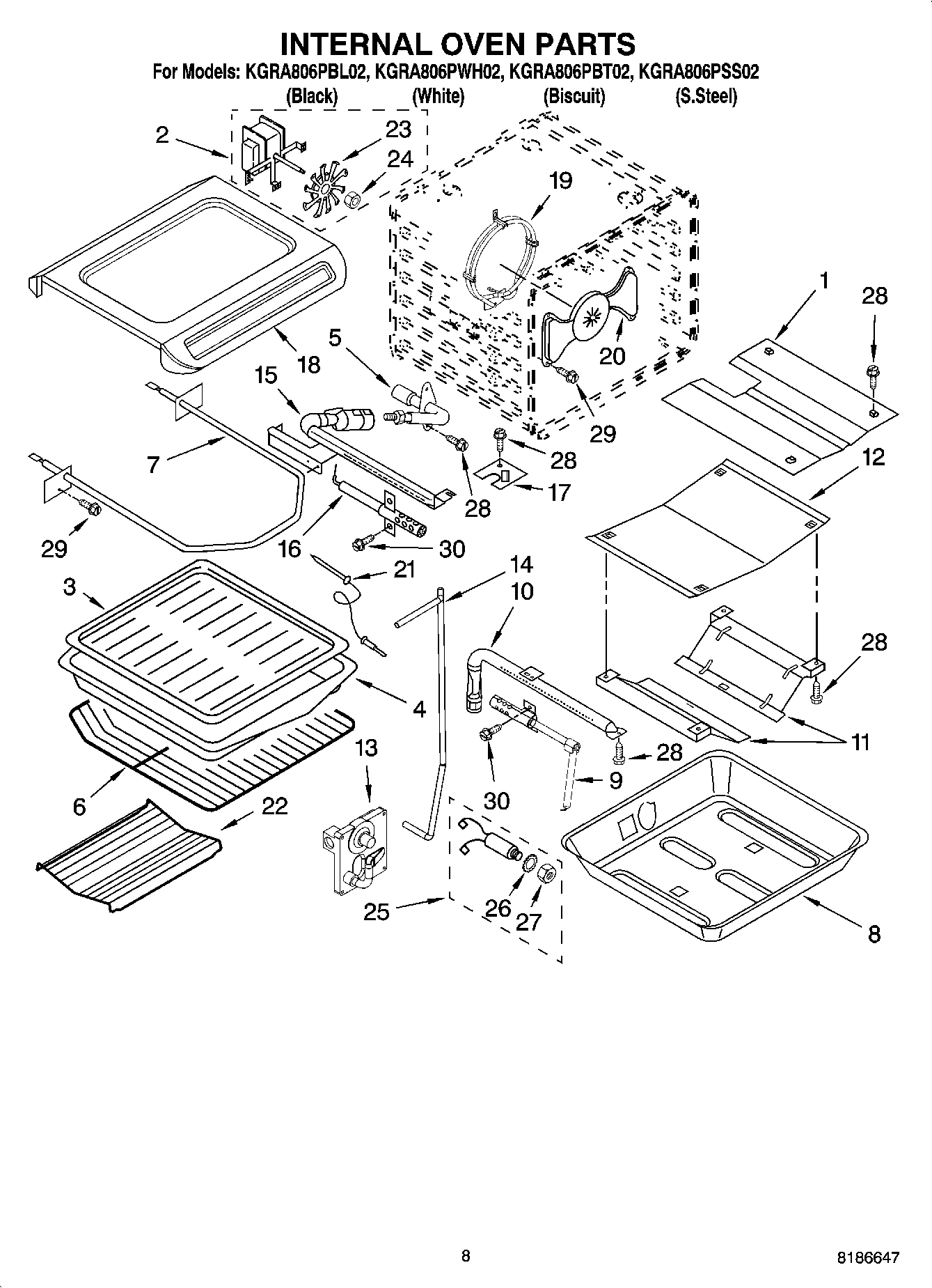 06 - INTERNAL OVEN PARTS