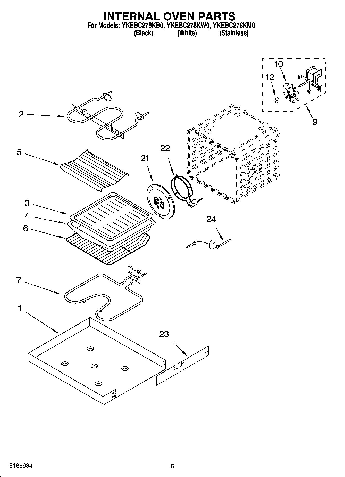 04 - INTERNAL OVEN PARTS