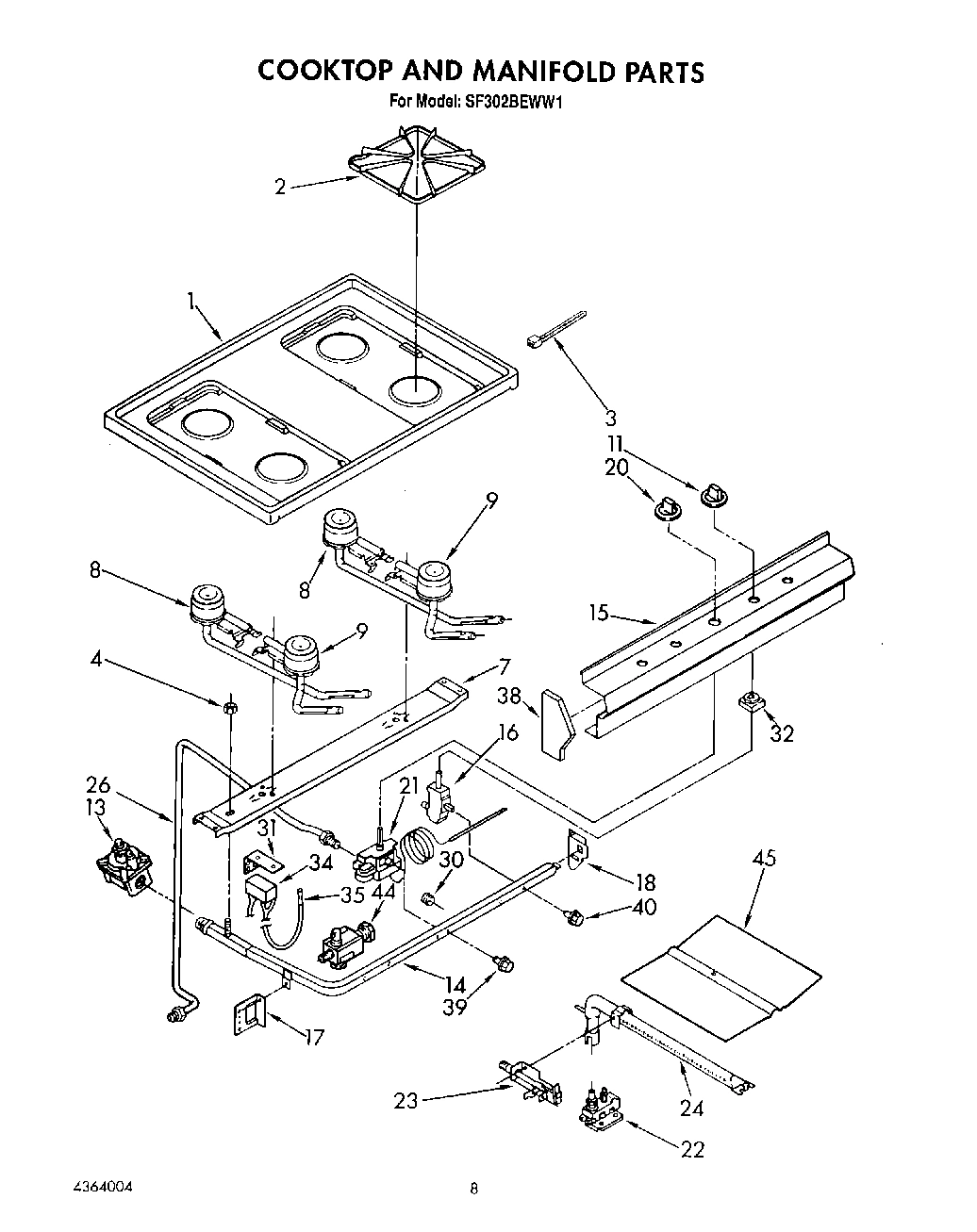 06 - COOKTOP AND MANIFOLD, LIT/OPTIONAL