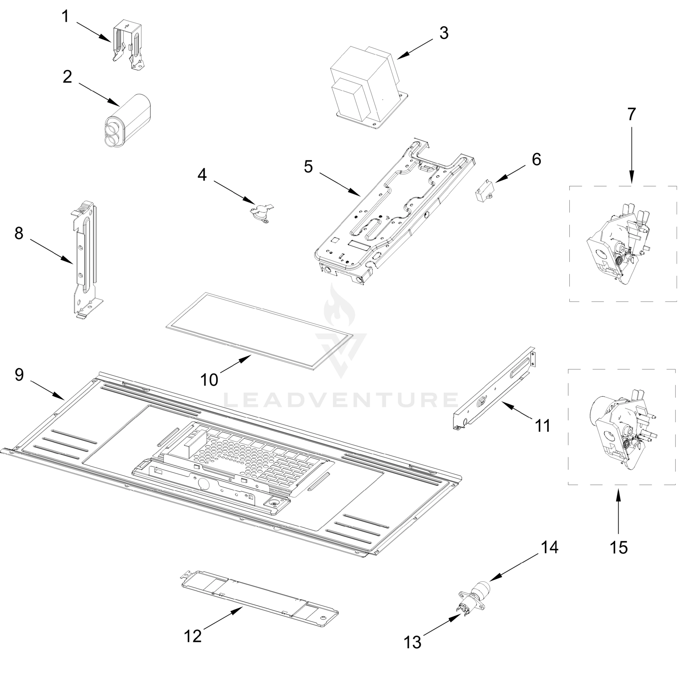 INTERIOR AND VENTILATION PARTS