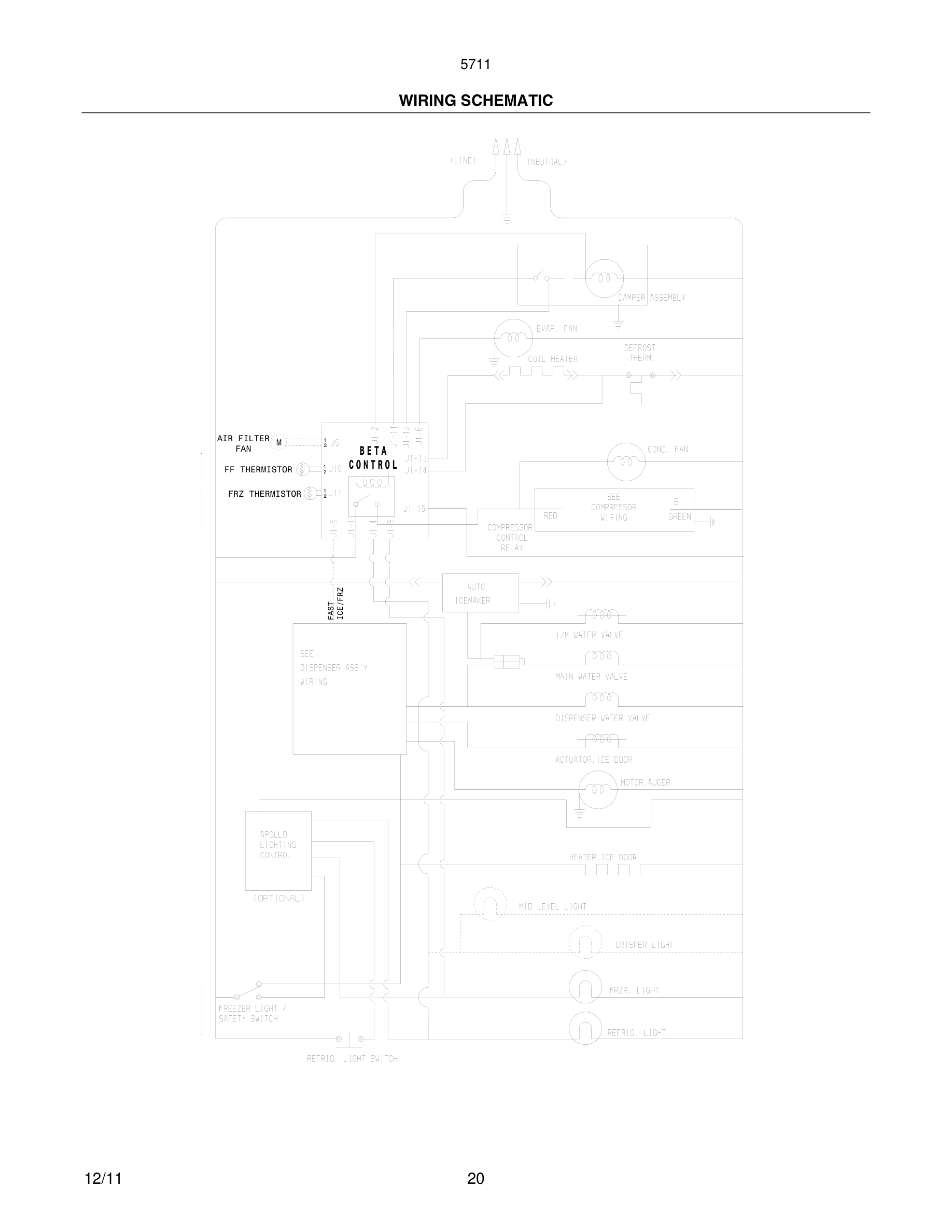 20 - WIRING SCHEMATIC