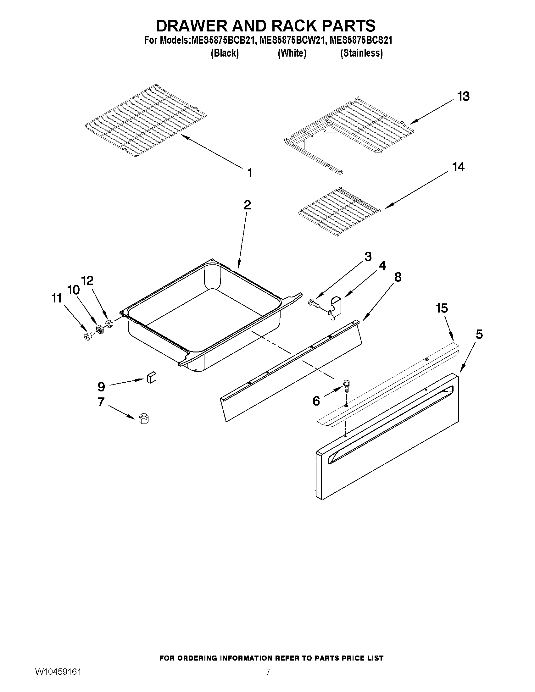 05 - DRAWER AND RACK PARTS