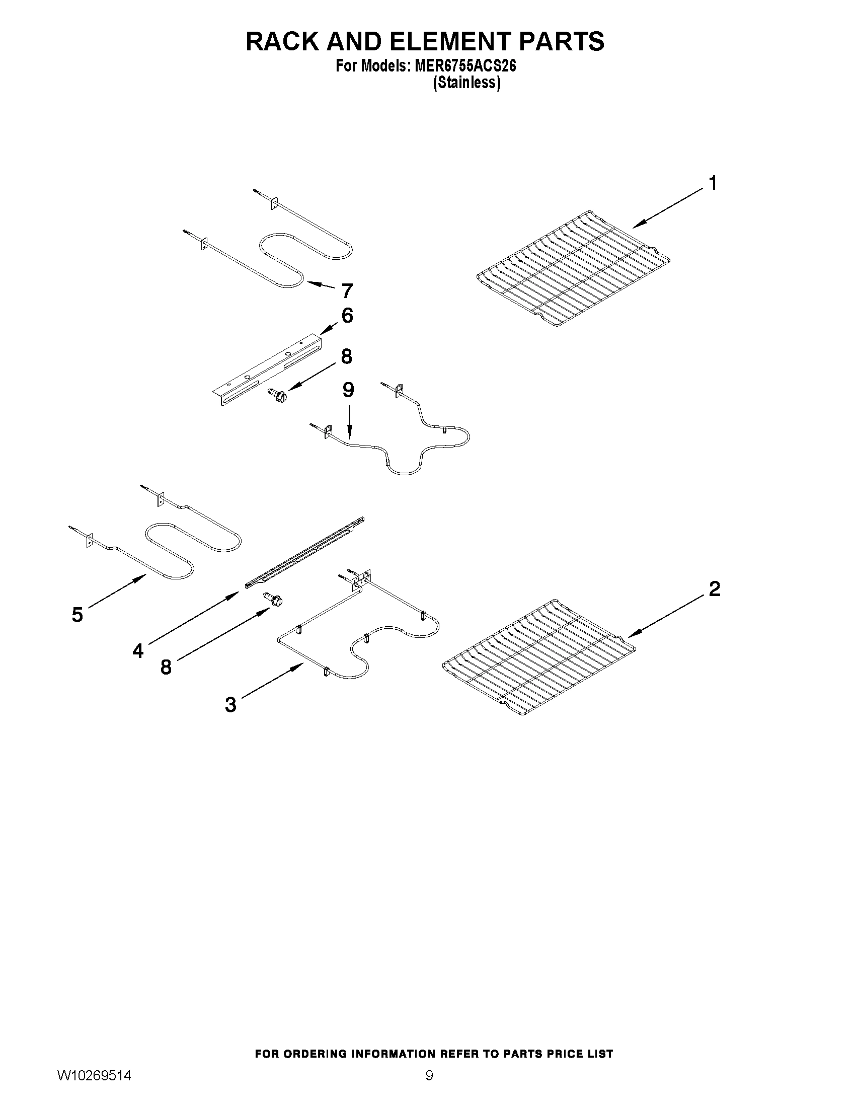 06 - RACK AND ELEMENT PARTS
