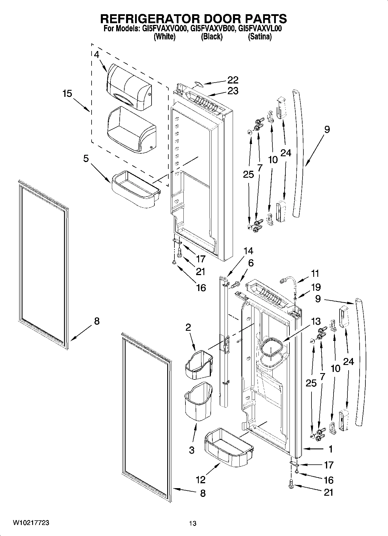 07 - REFRIGERATOR DOOR PARTS