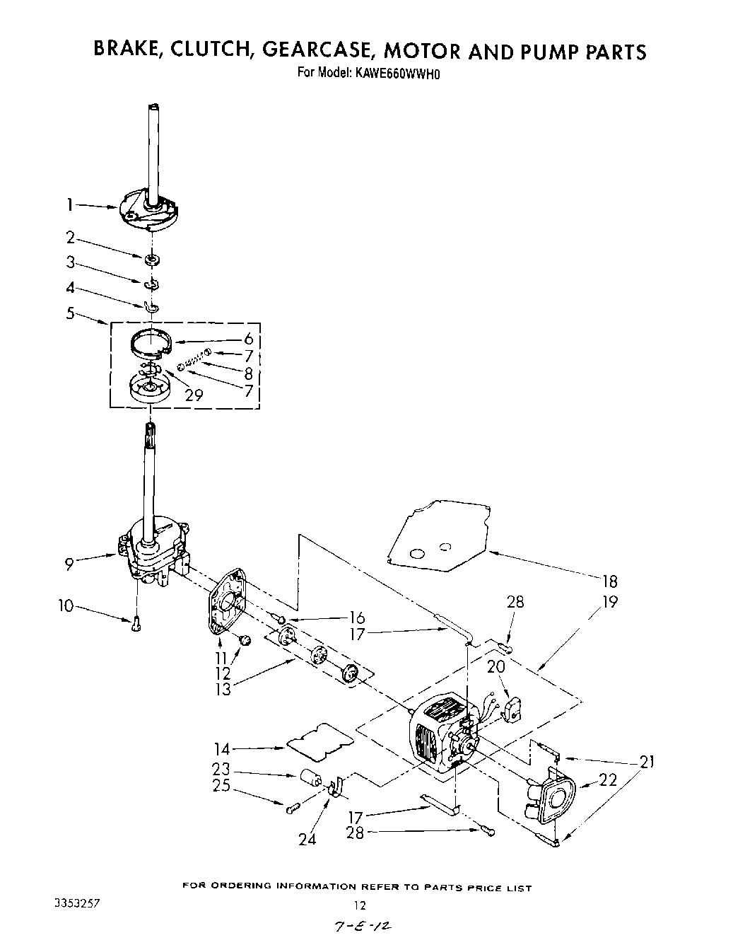 08 - BRAKE, CLUTCH, GEARCASE, MOTOR AND PUMP