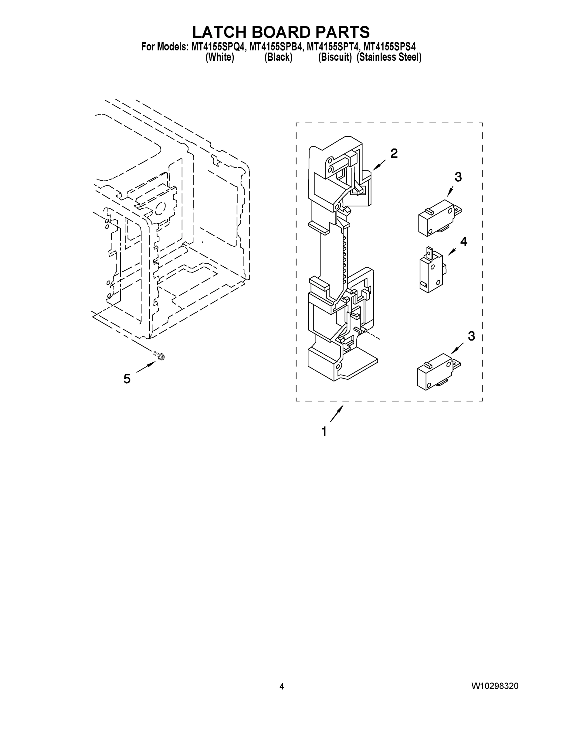 04 - LATCH BOARD PARTS