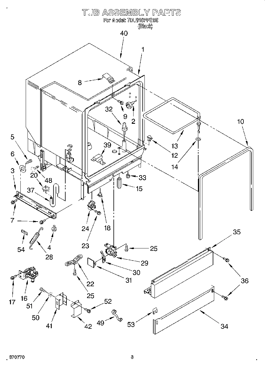 03 - TUB ASSEMBLY