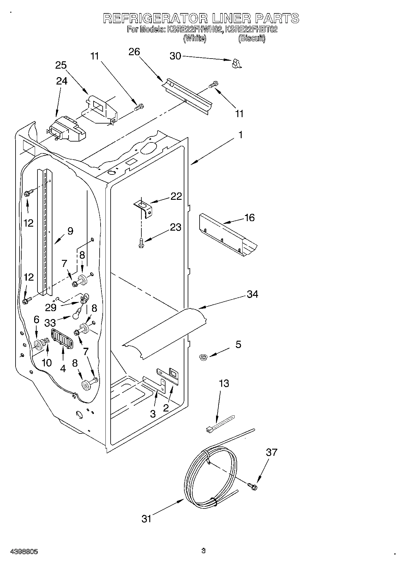 02 - REFRIGERATOR LINER