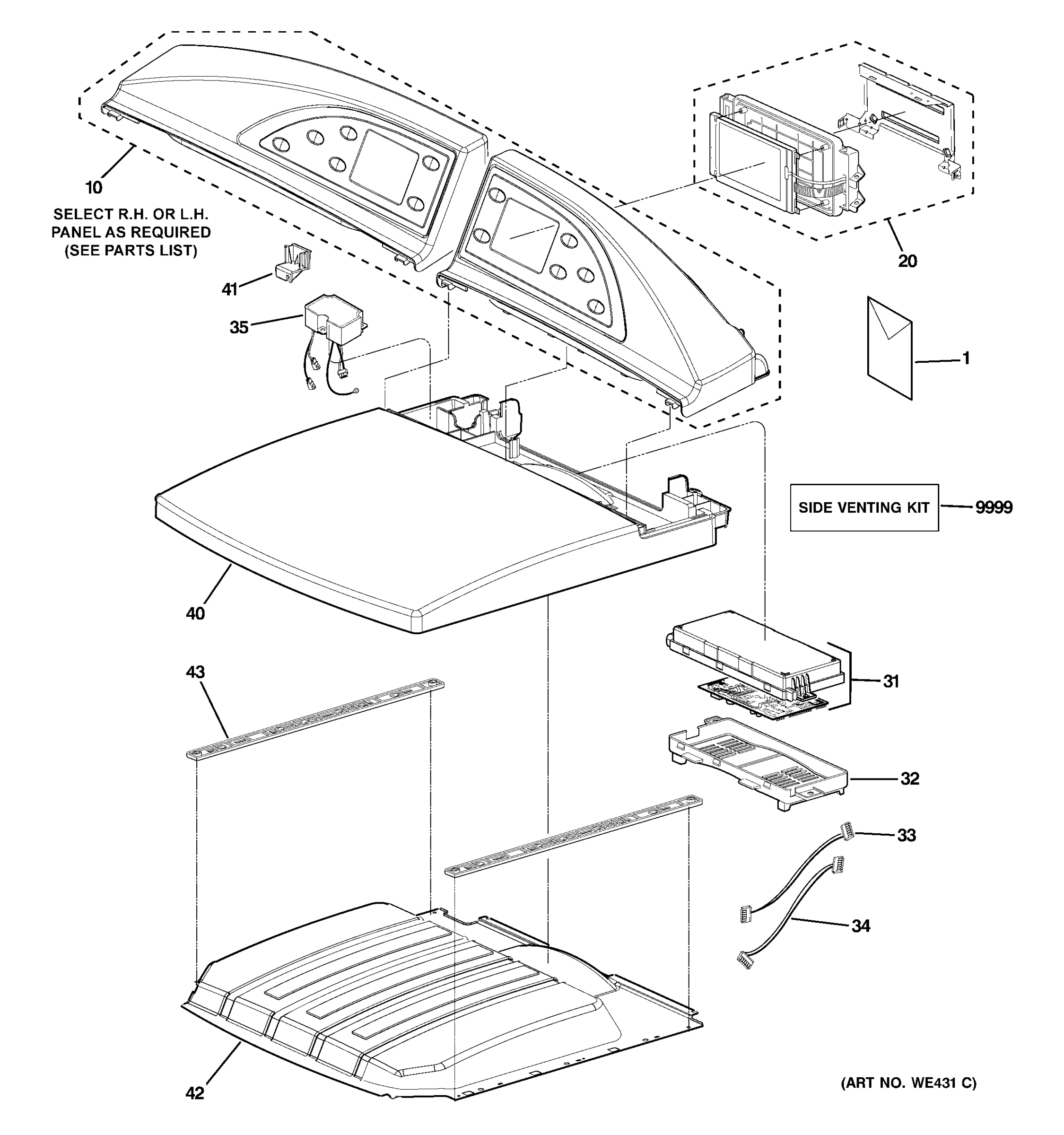 CONTROLS & TOP PANEL