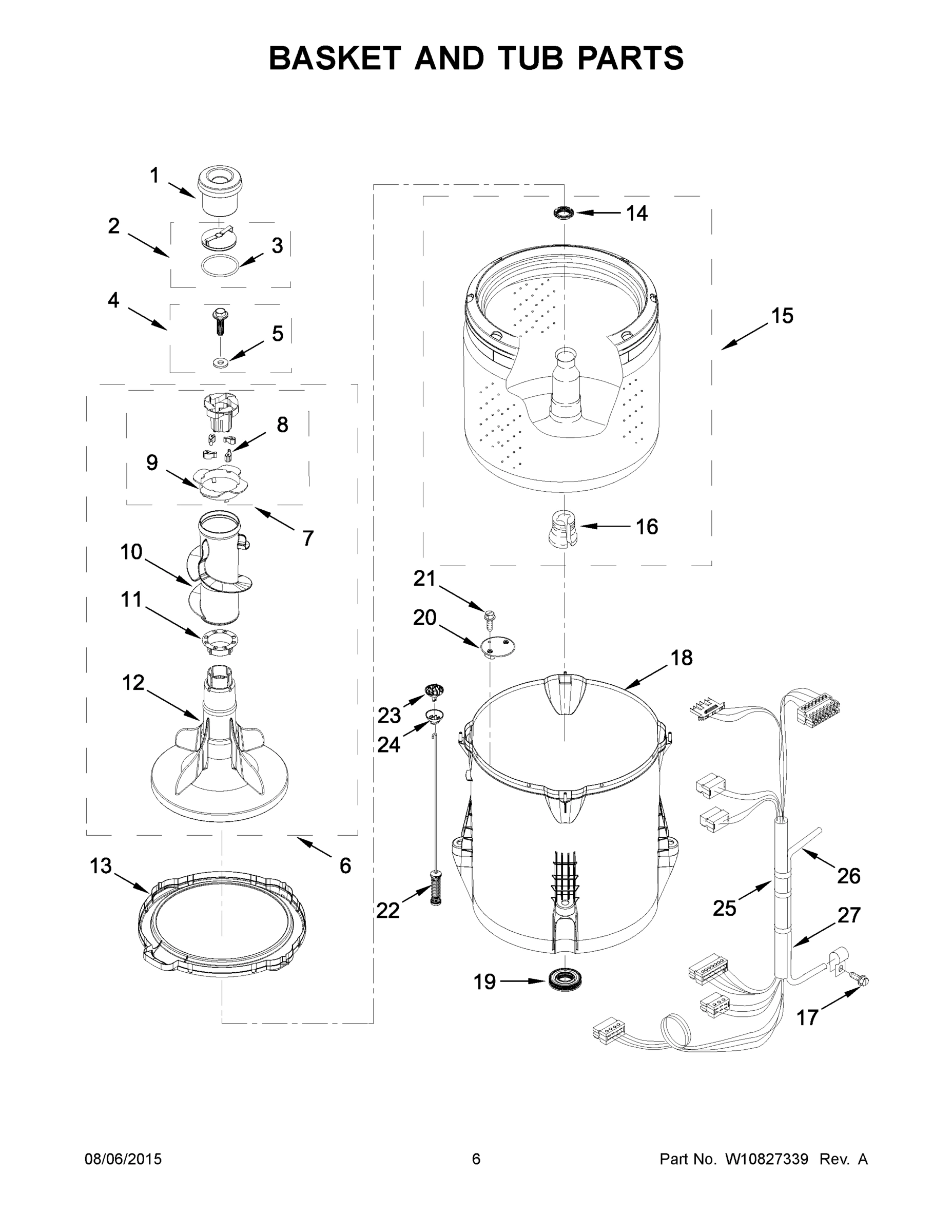 04 - BASKET AND TUB PARTS