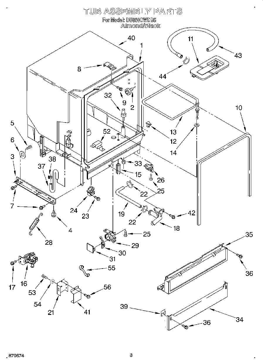 03 - TUB ASSEMBLY