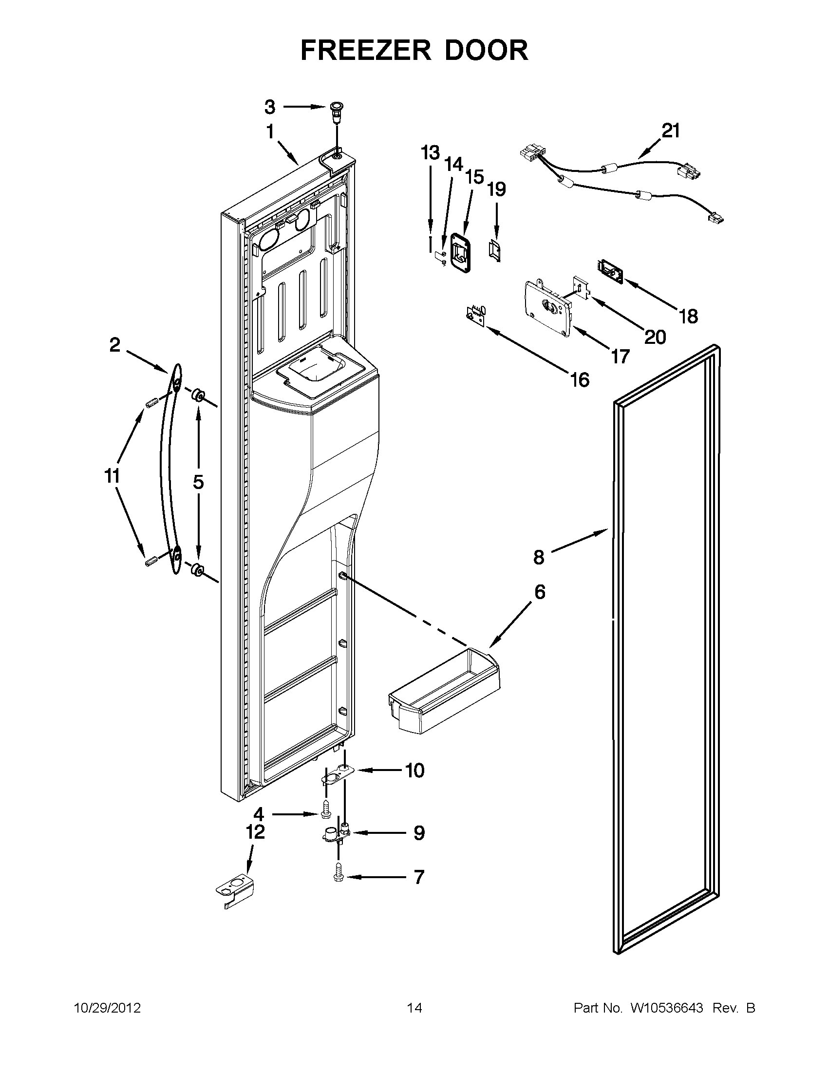 07 - FREEZER DOOR
