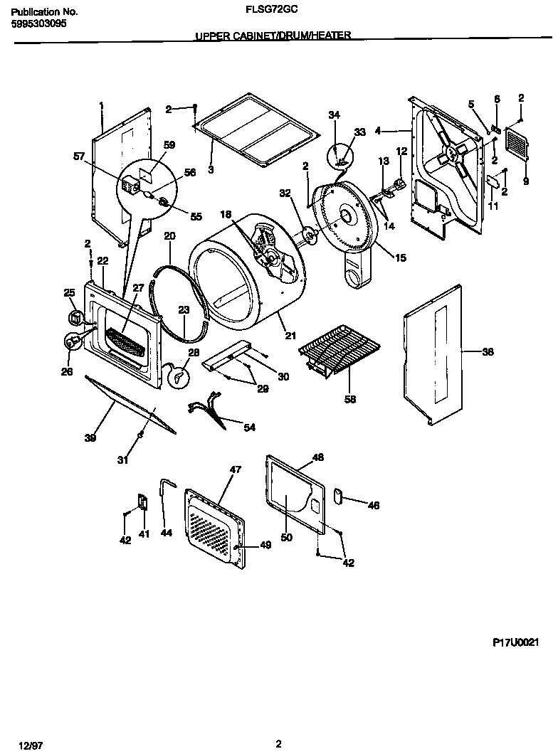 02 - UPPER CABINET/DRUM/HEATER