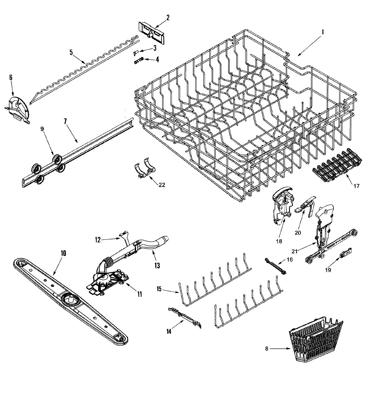 06 - TRACK & RACK ASSEMBLY (UPR)