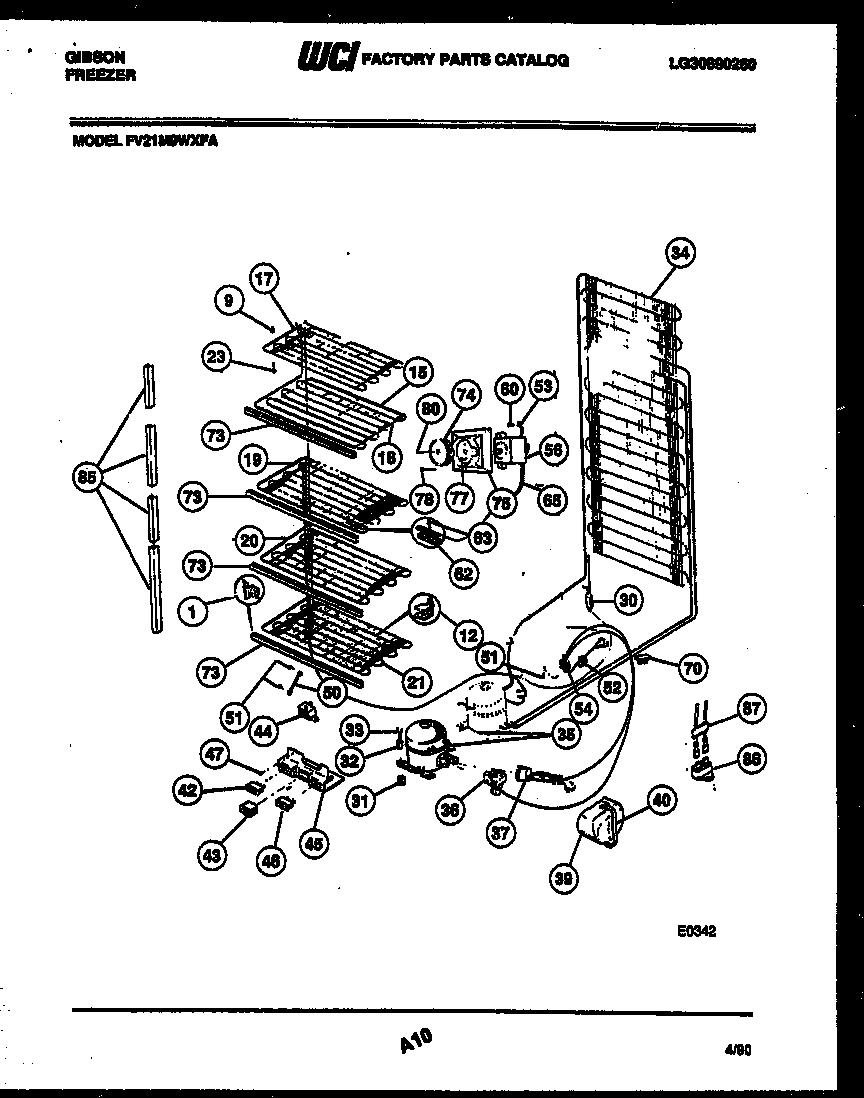 04 - SYSTEM AND AUTOMATIC DEFROST PARTS