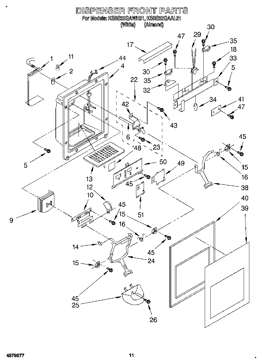 07 - DISPENSER FRONT